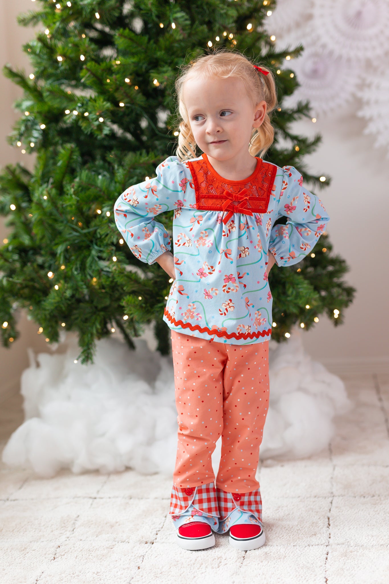 Sweet Tidings Scrappy Leggings (Pre-Order)
