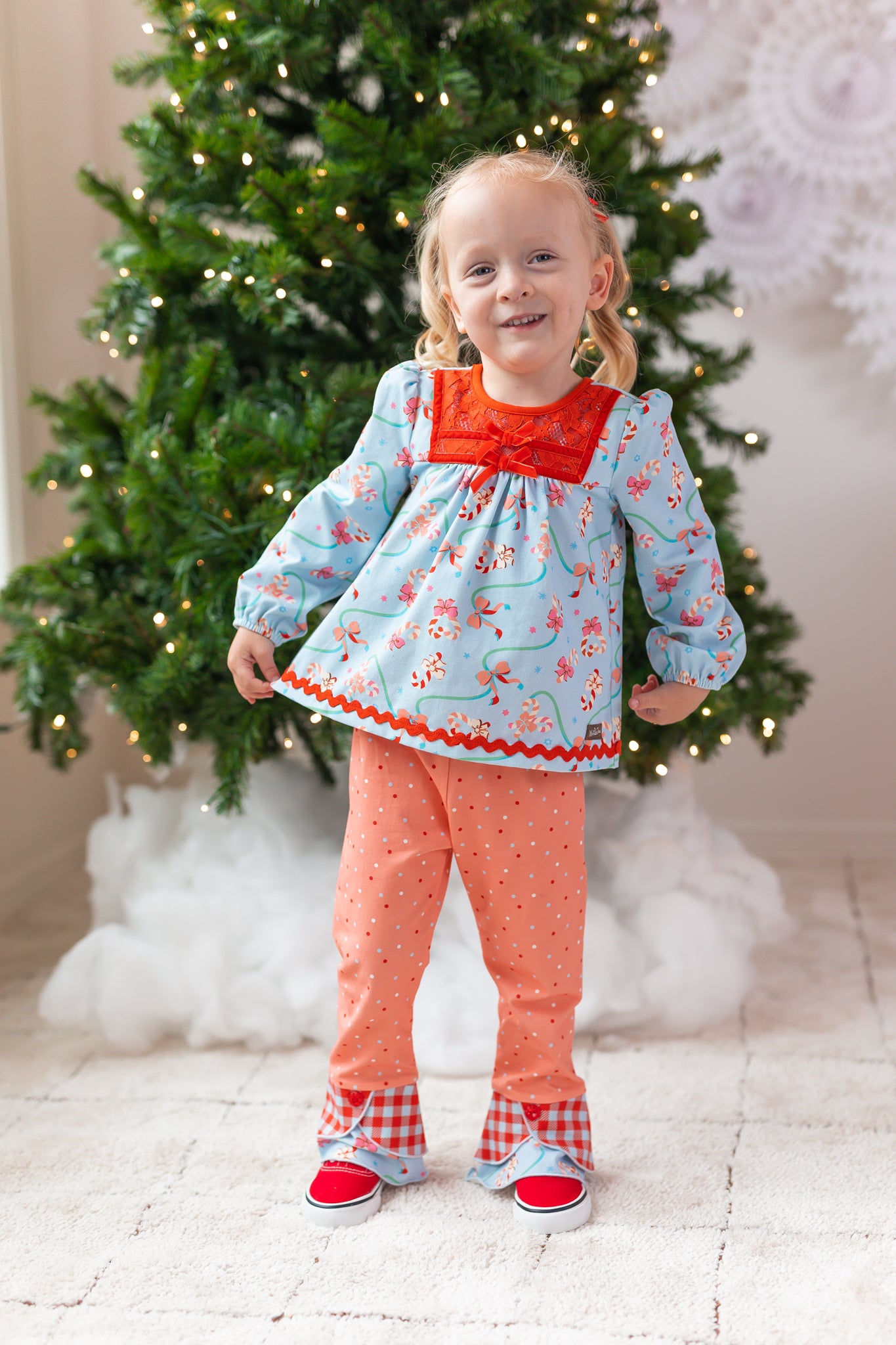Sweet Tidings Scrappy Leggings (Pre-Order)