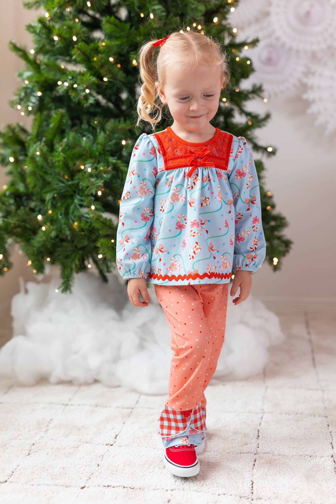 Sweet Tidings Scrappy Leggings (Pre-Order)