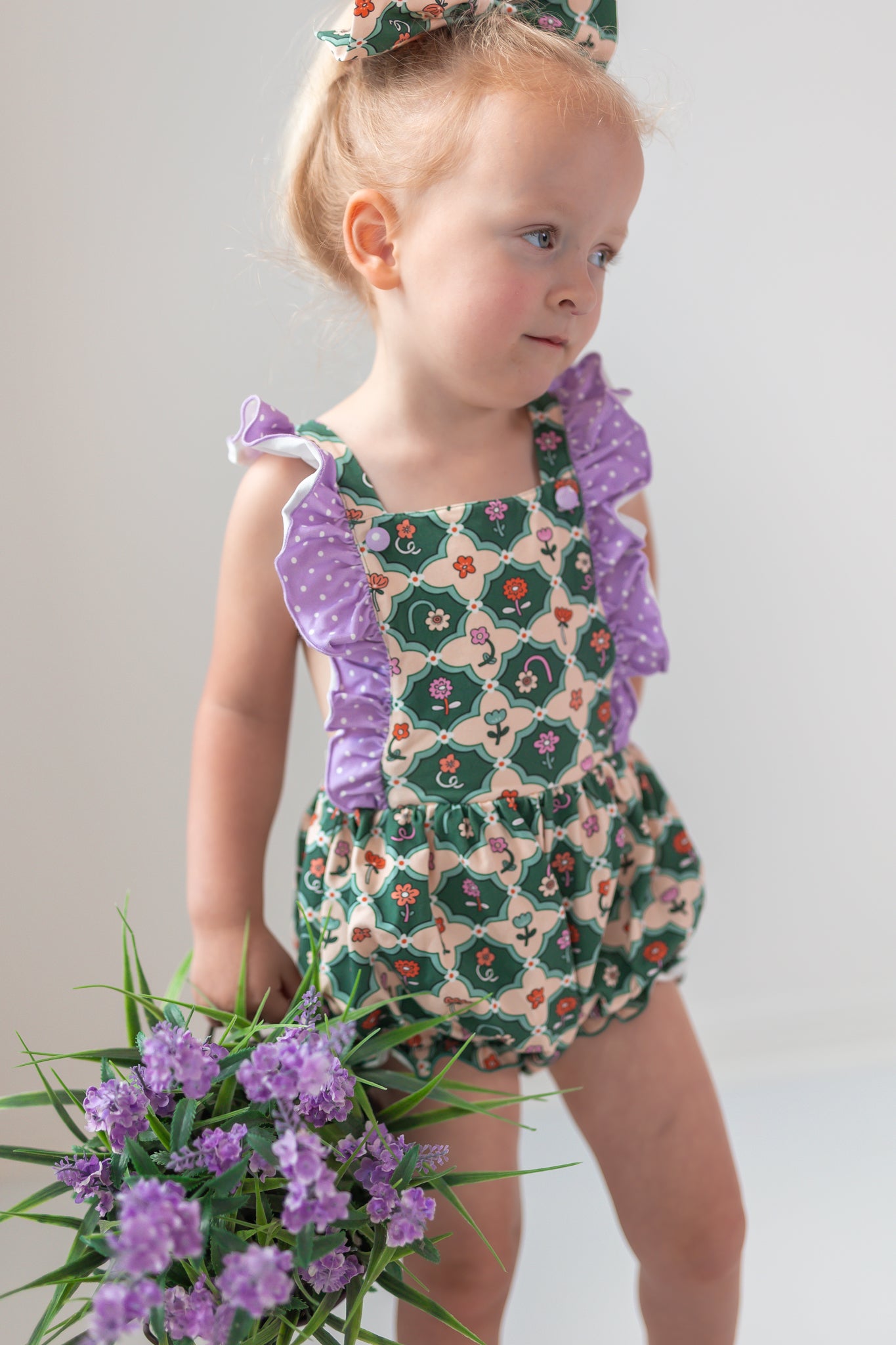 Heartfelt Vintage Grace Bubble Romper (Pre-Order)