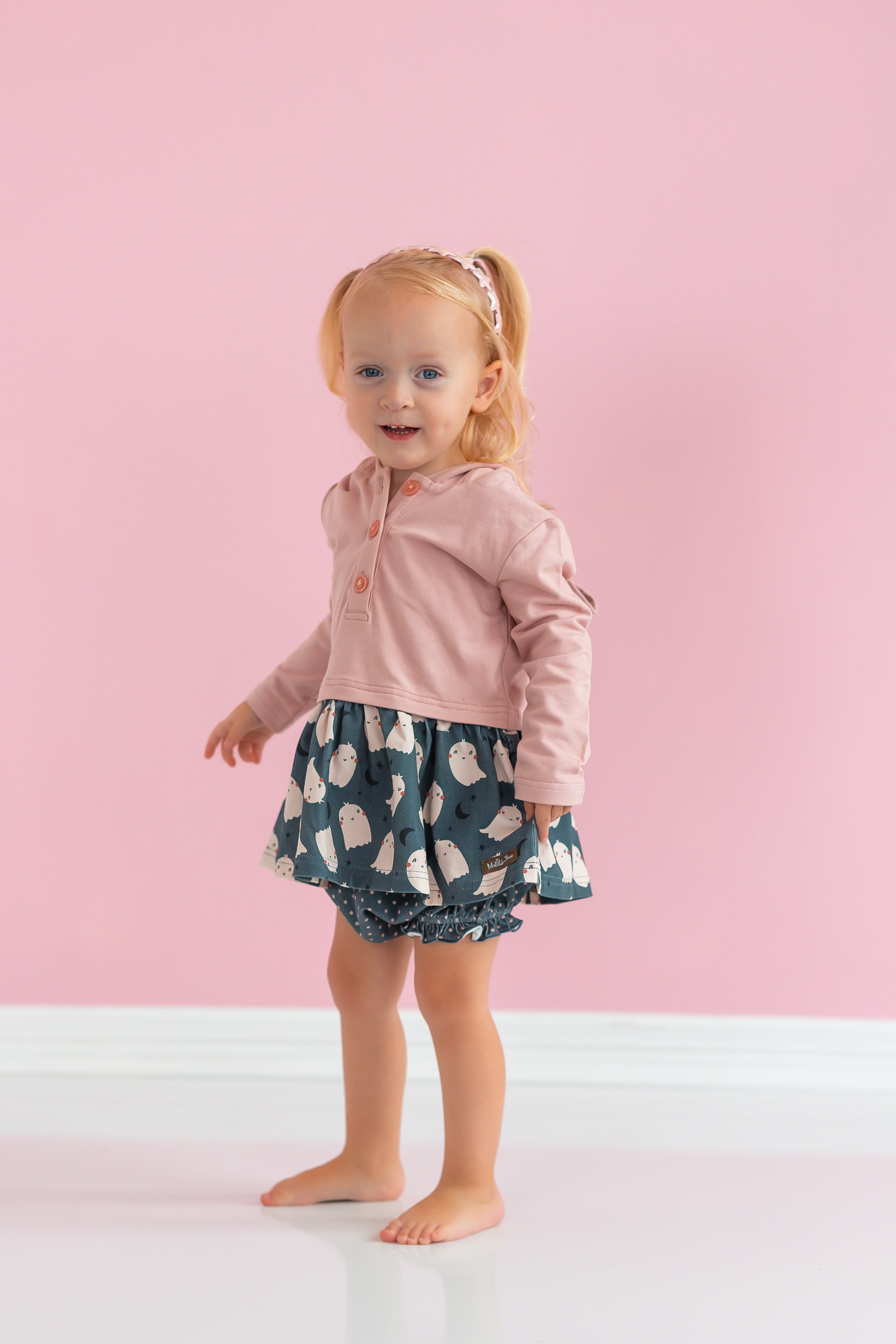 Spooky Sweetheart Baby Dress and Bloomers
