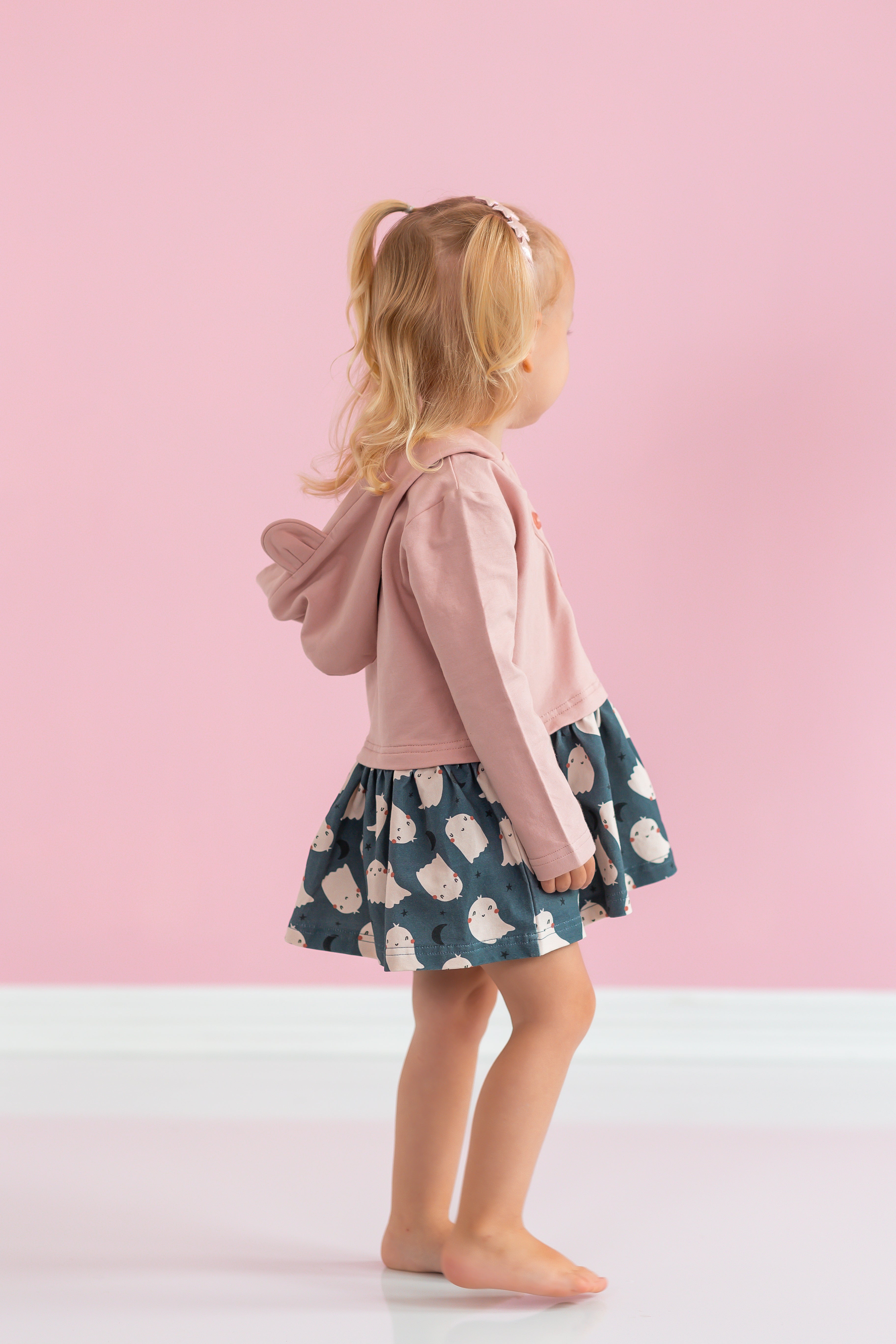 Spooky Sweetheart Baby Dress and Bloomers