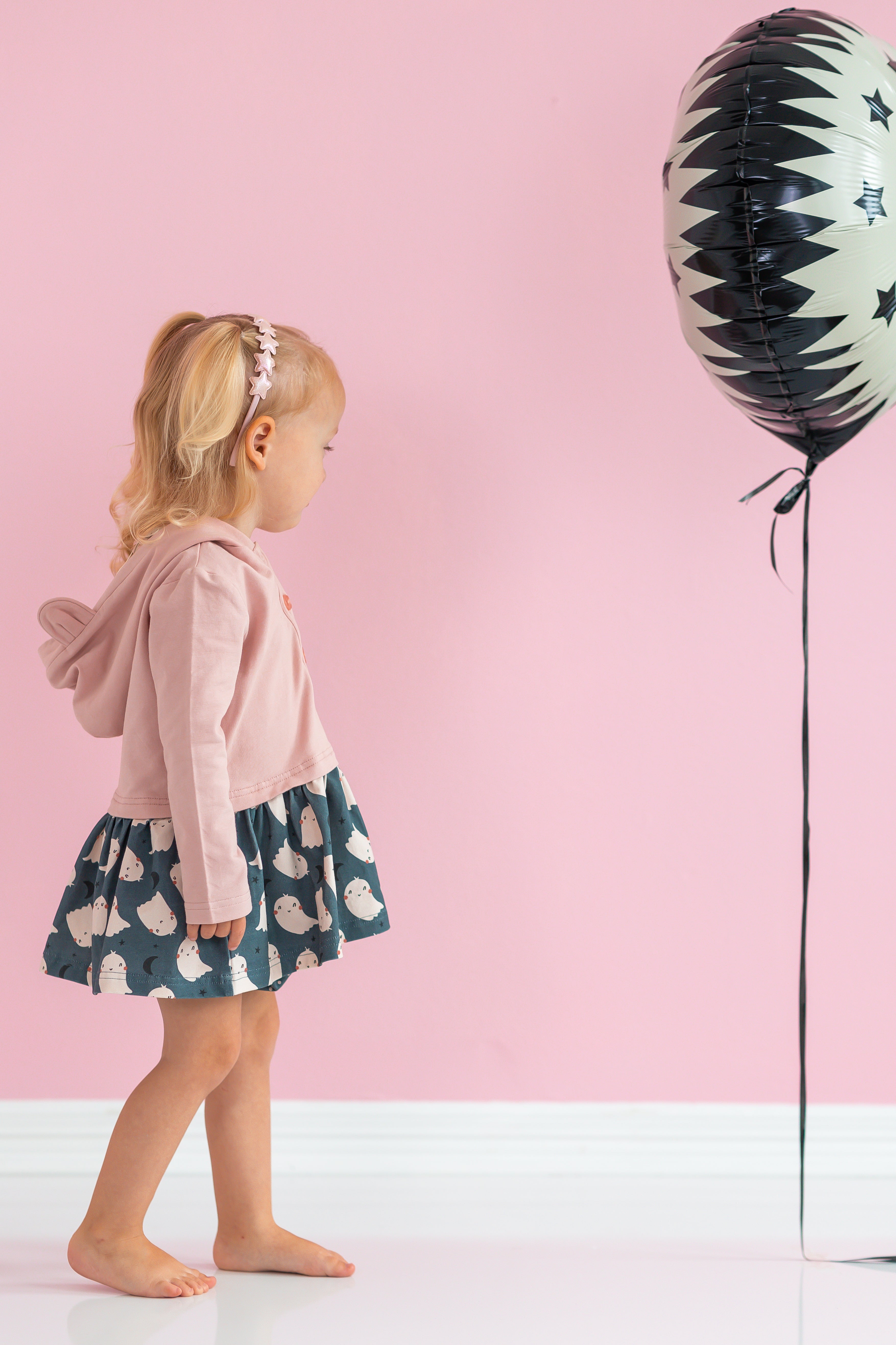 Spooky Sweetheart Baby Dress and Bloomers