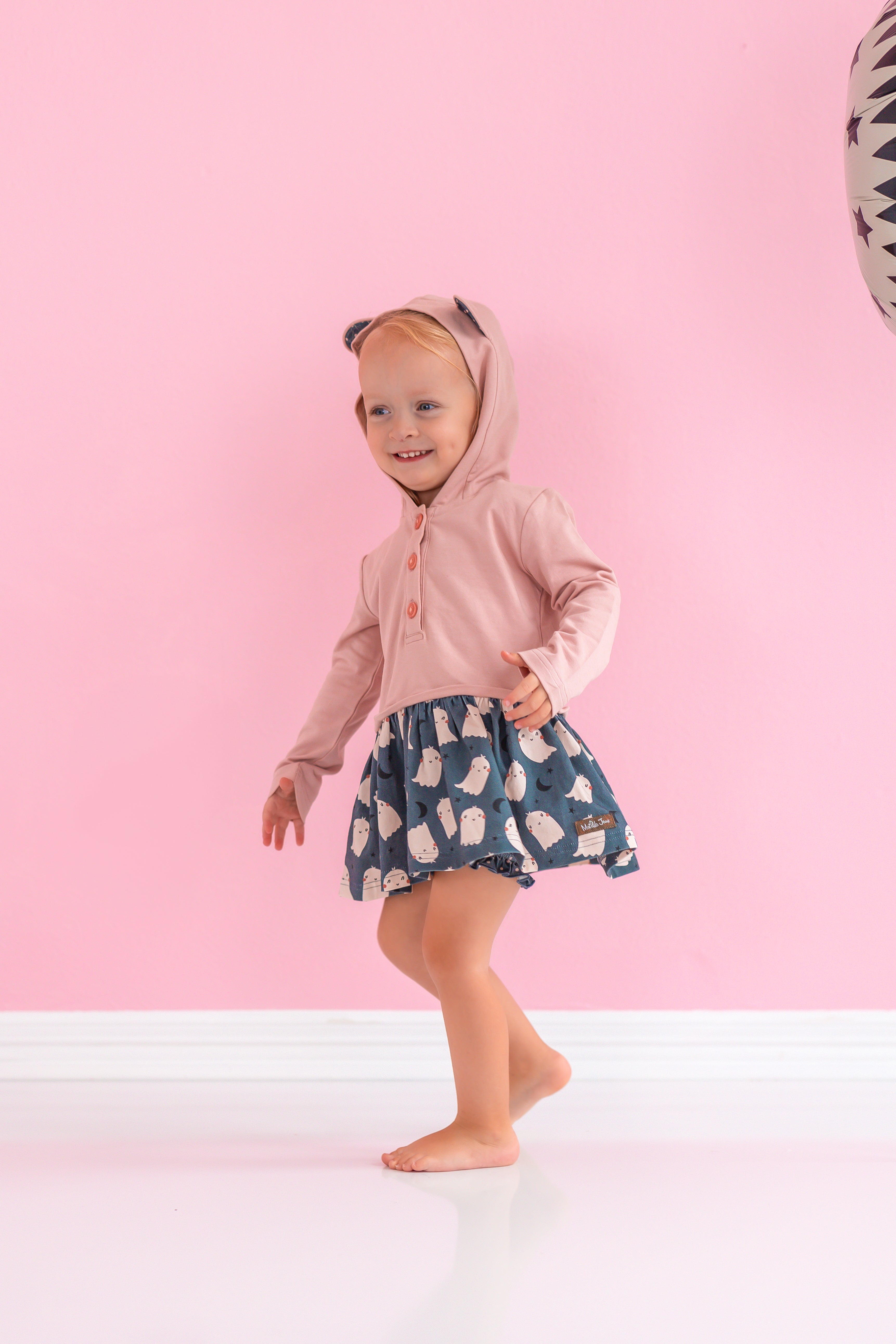 Spooky Sweetheart Baby Dress and Bloomers