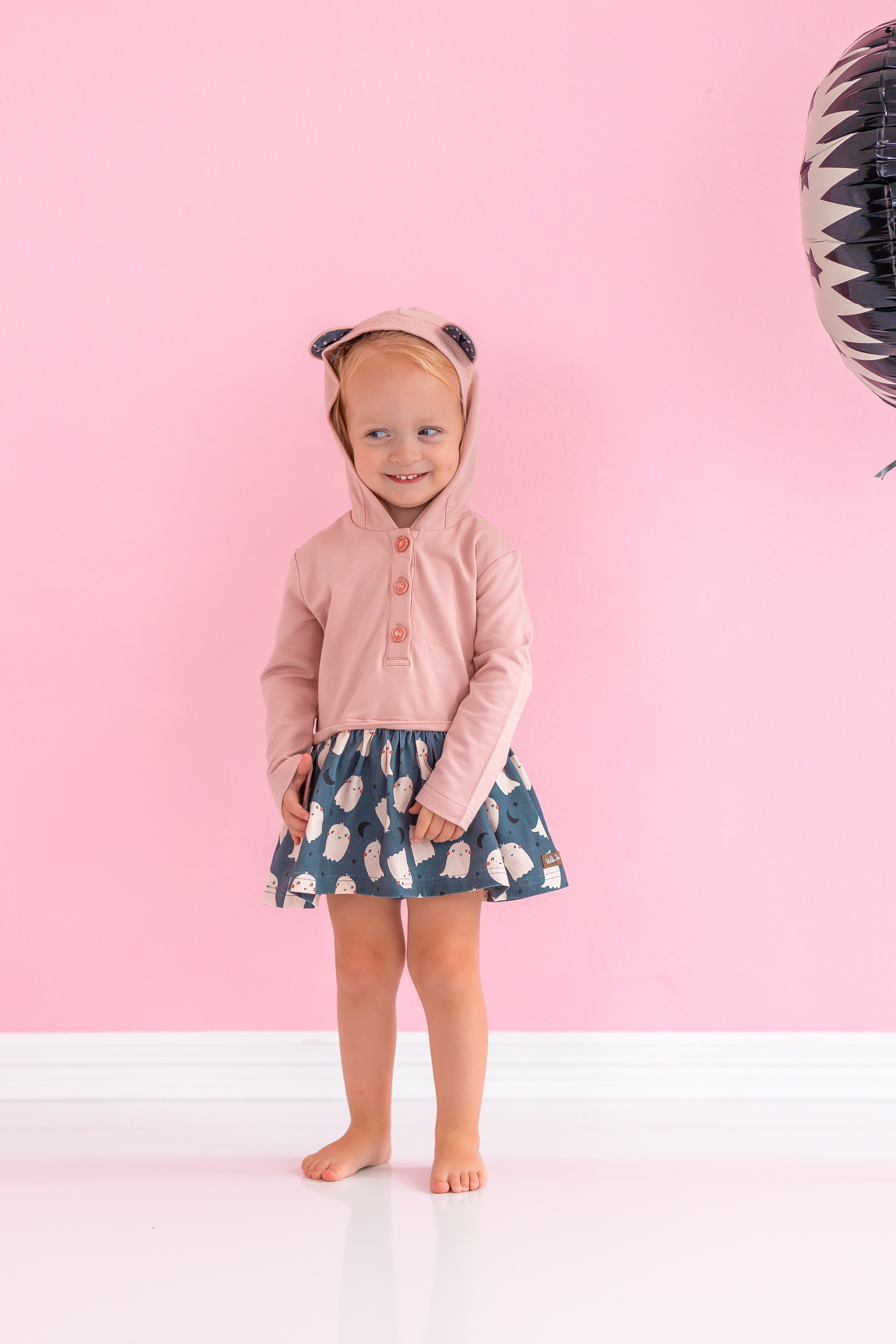 Spooky Sweetheart Baby Dress and Bloomers