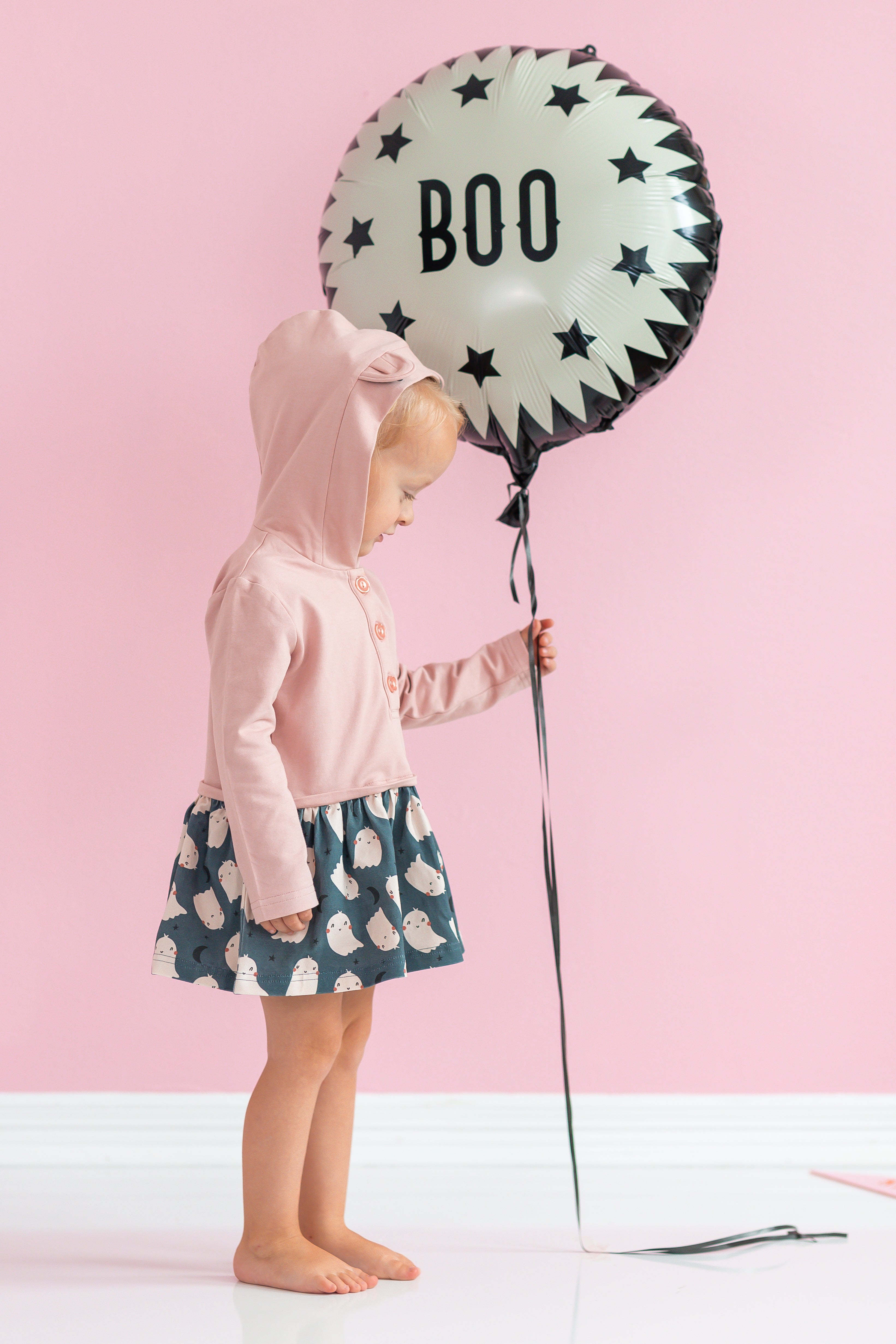 Spooky Sweetheart Baby Dress and Bloomers