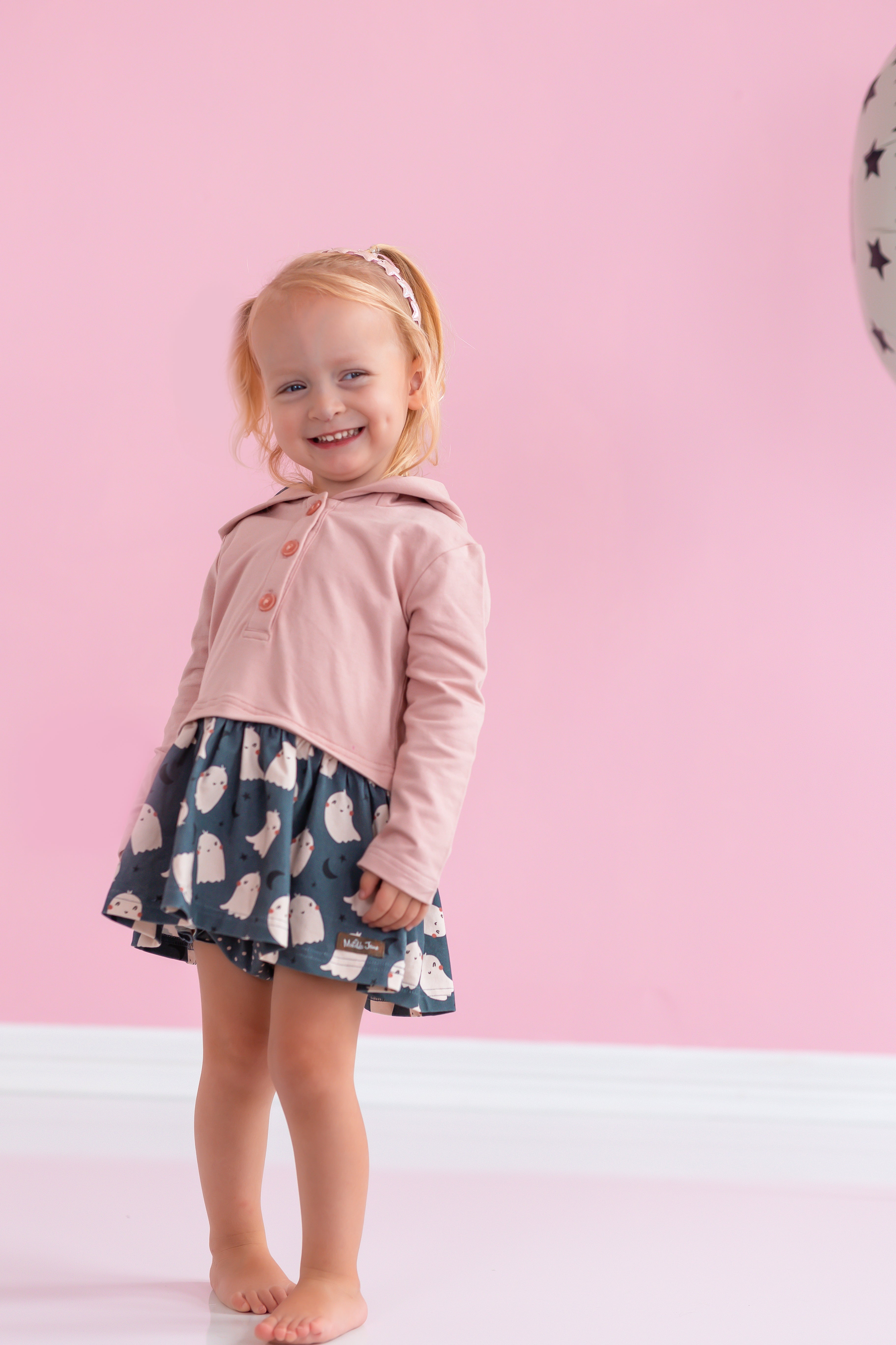 Spooky Sweetheart Baby Dress and Bloomers