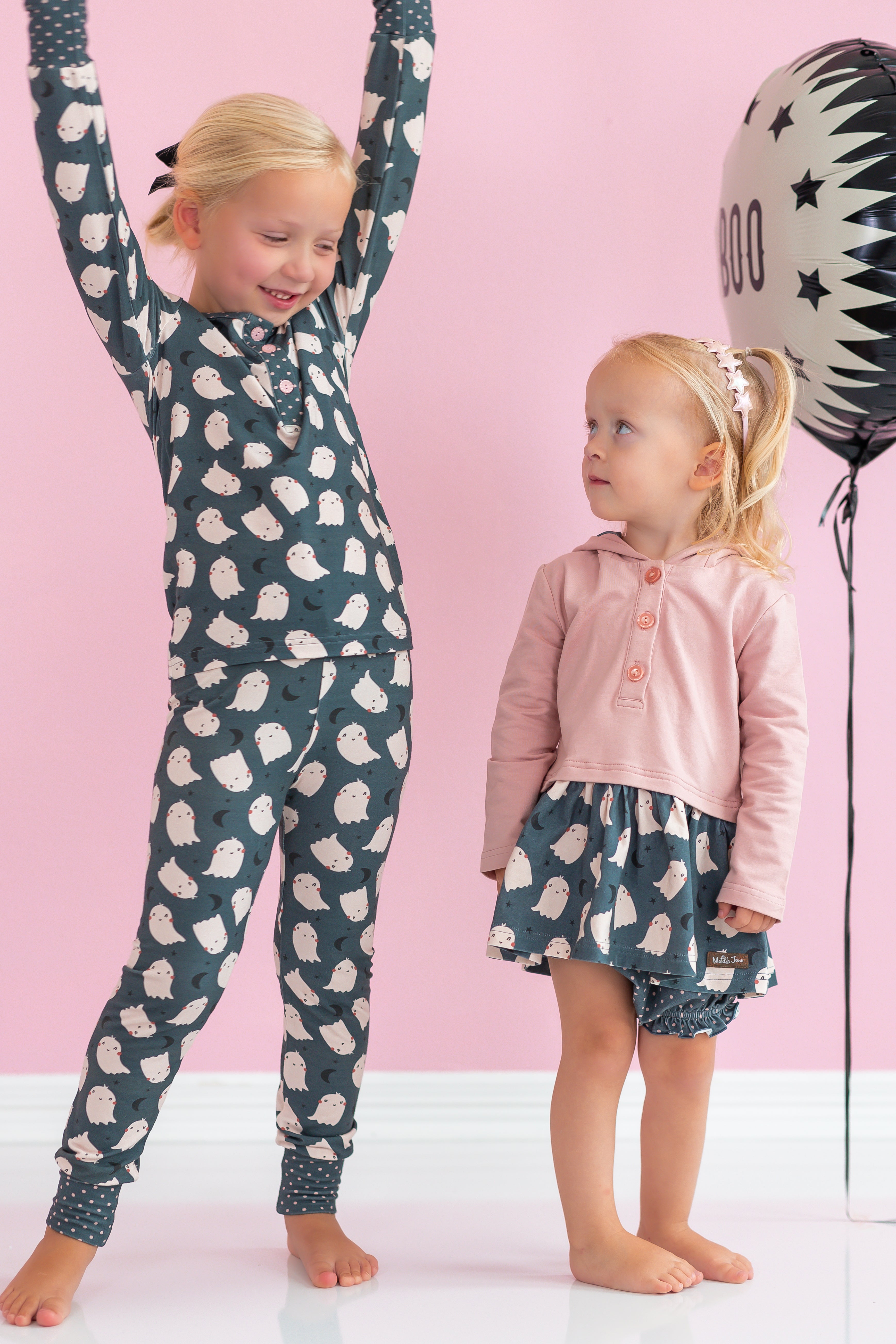 Spooky Sweetheart Baby Dress and Bloomers