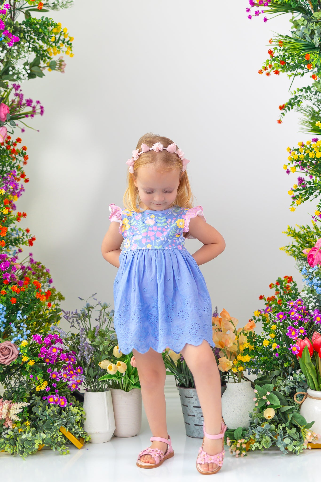 Sapphire Serenade Bubble Romper