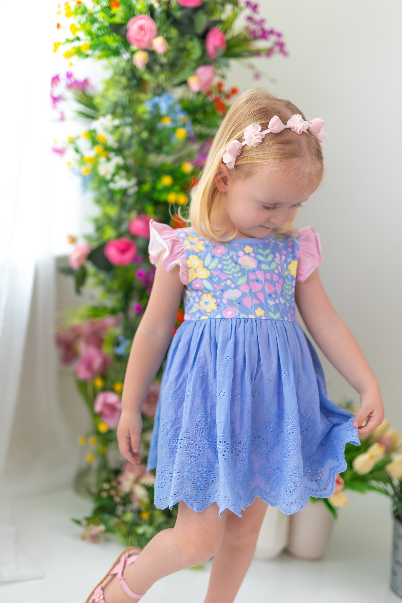 Sapphire Serenade Bubble Romper
