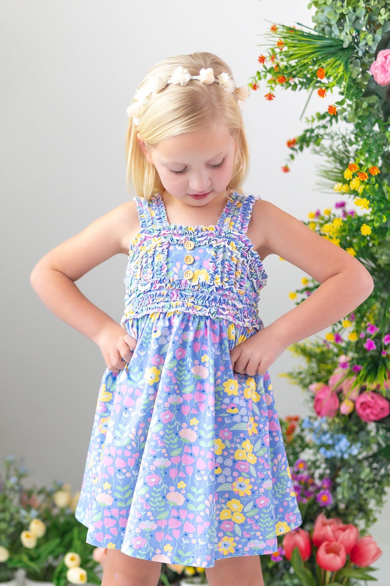 Sapphire Serenade Lap Dress