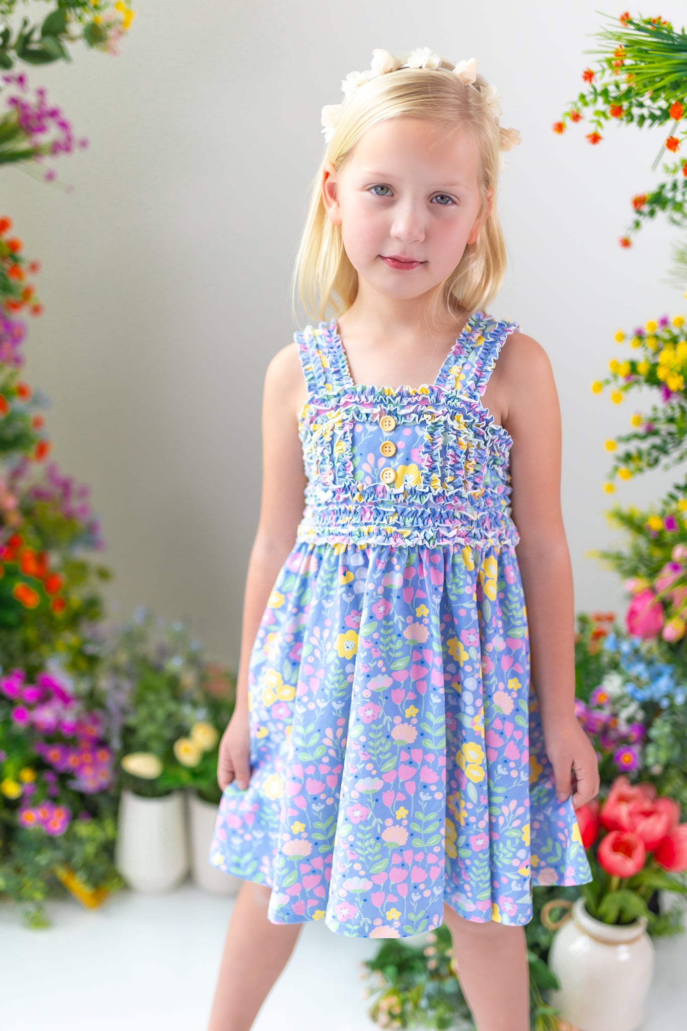Sapphire Serenade Lap Dress
