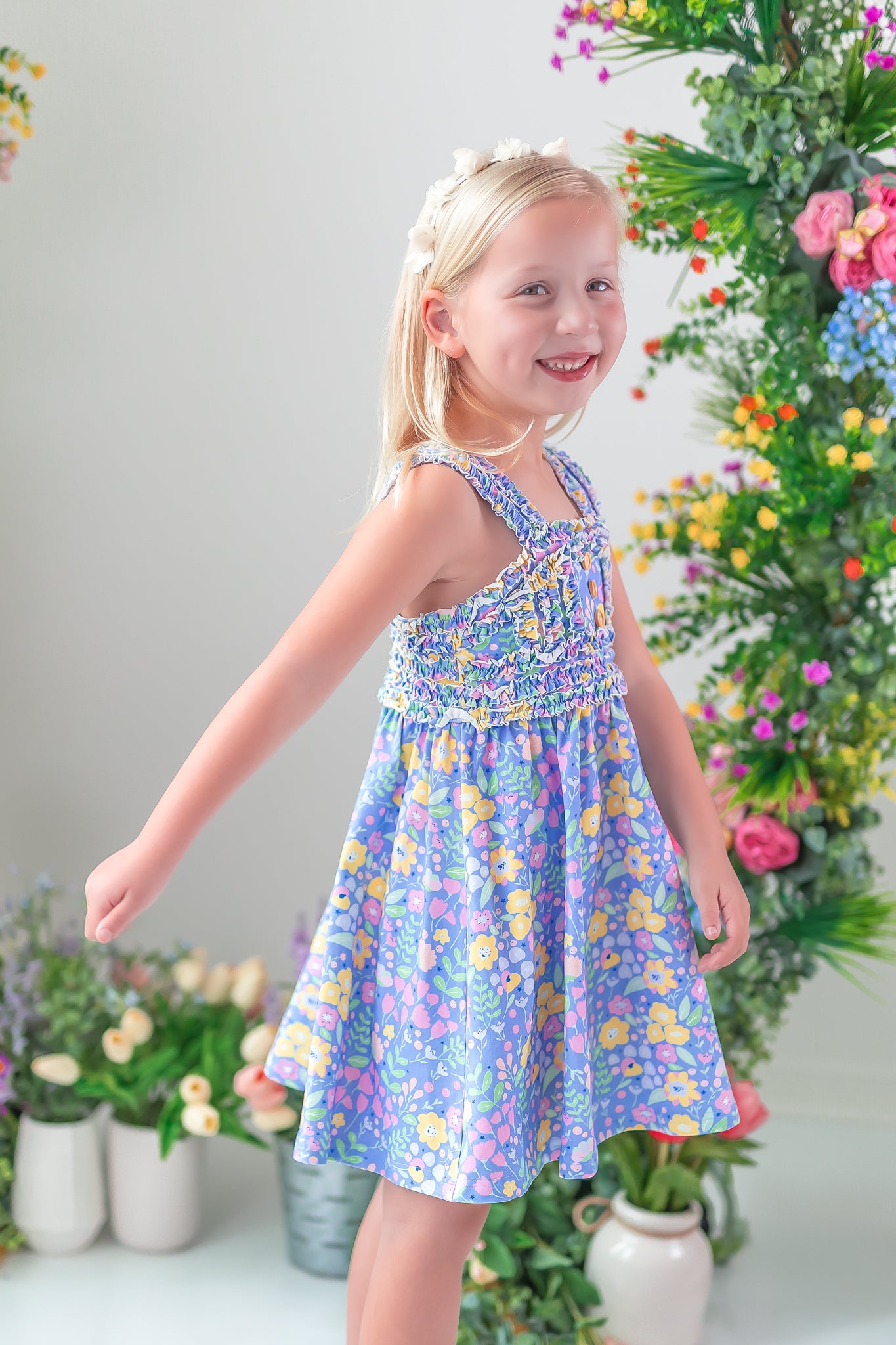 Sapphire Serenade Lap Dress