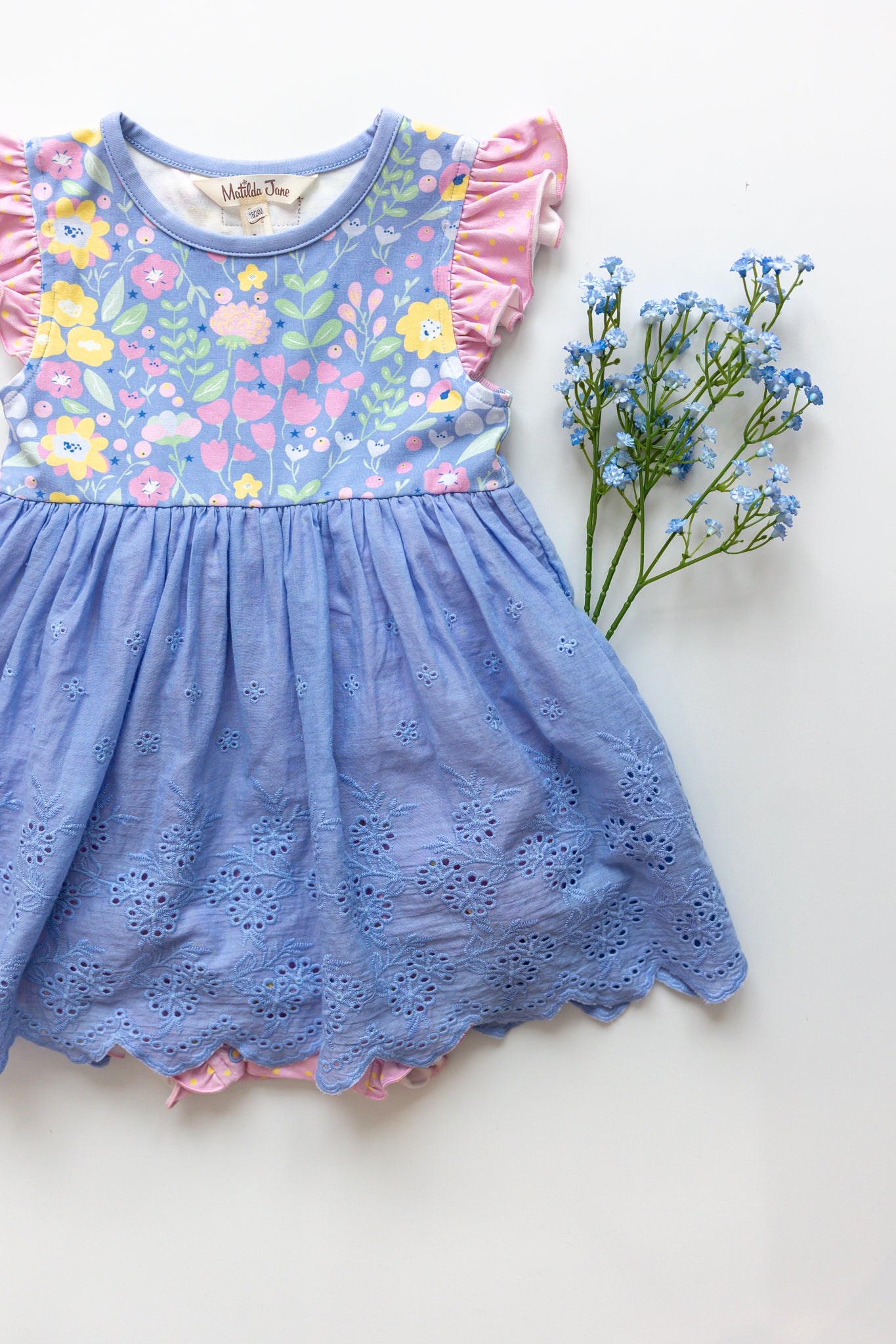 Sapphire Serenade Bubble Romper