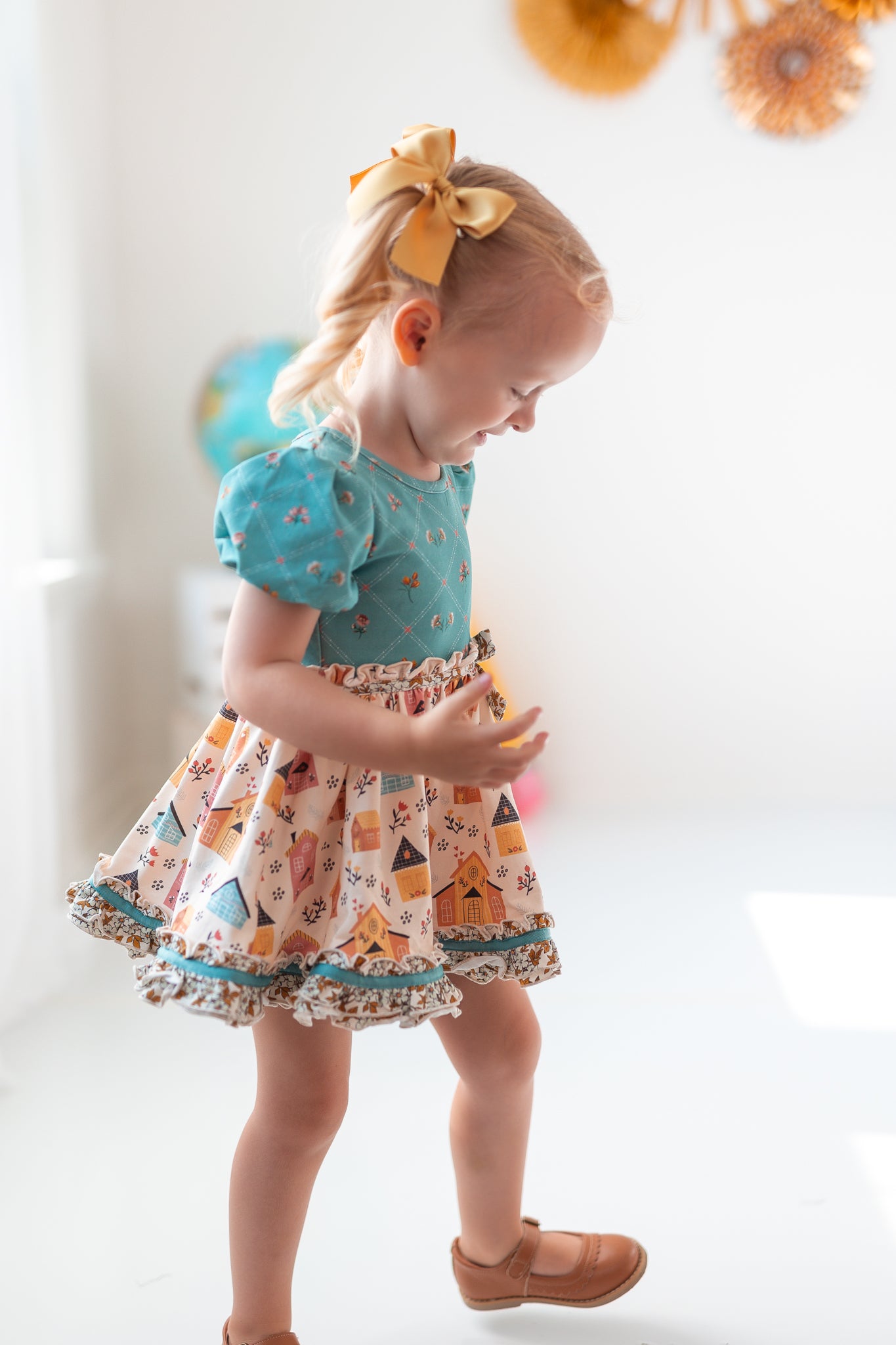 Nestled In Petals Baby Tunic & Bloomer Set