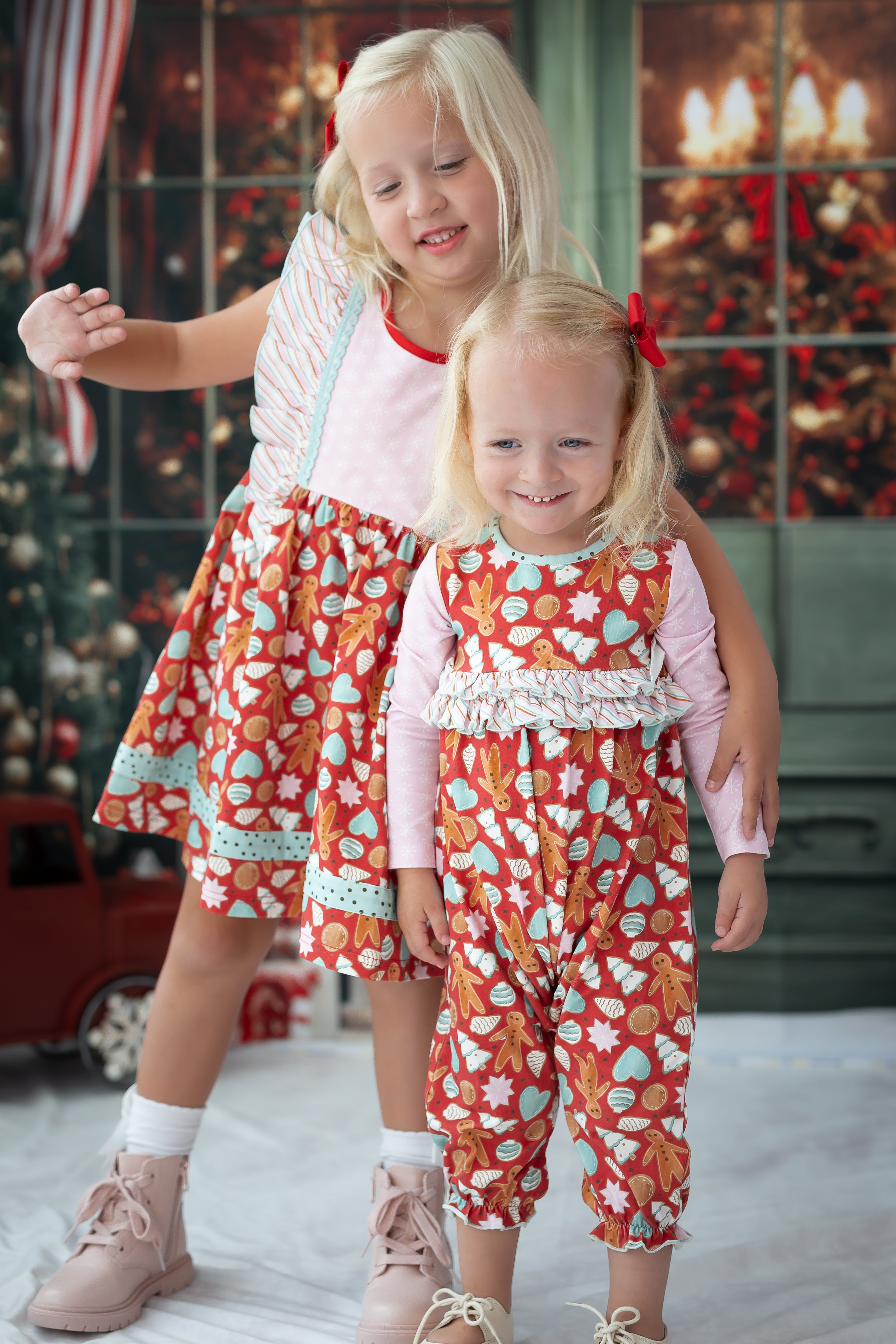 Merry Gingerbread Moments Ruffle Dress