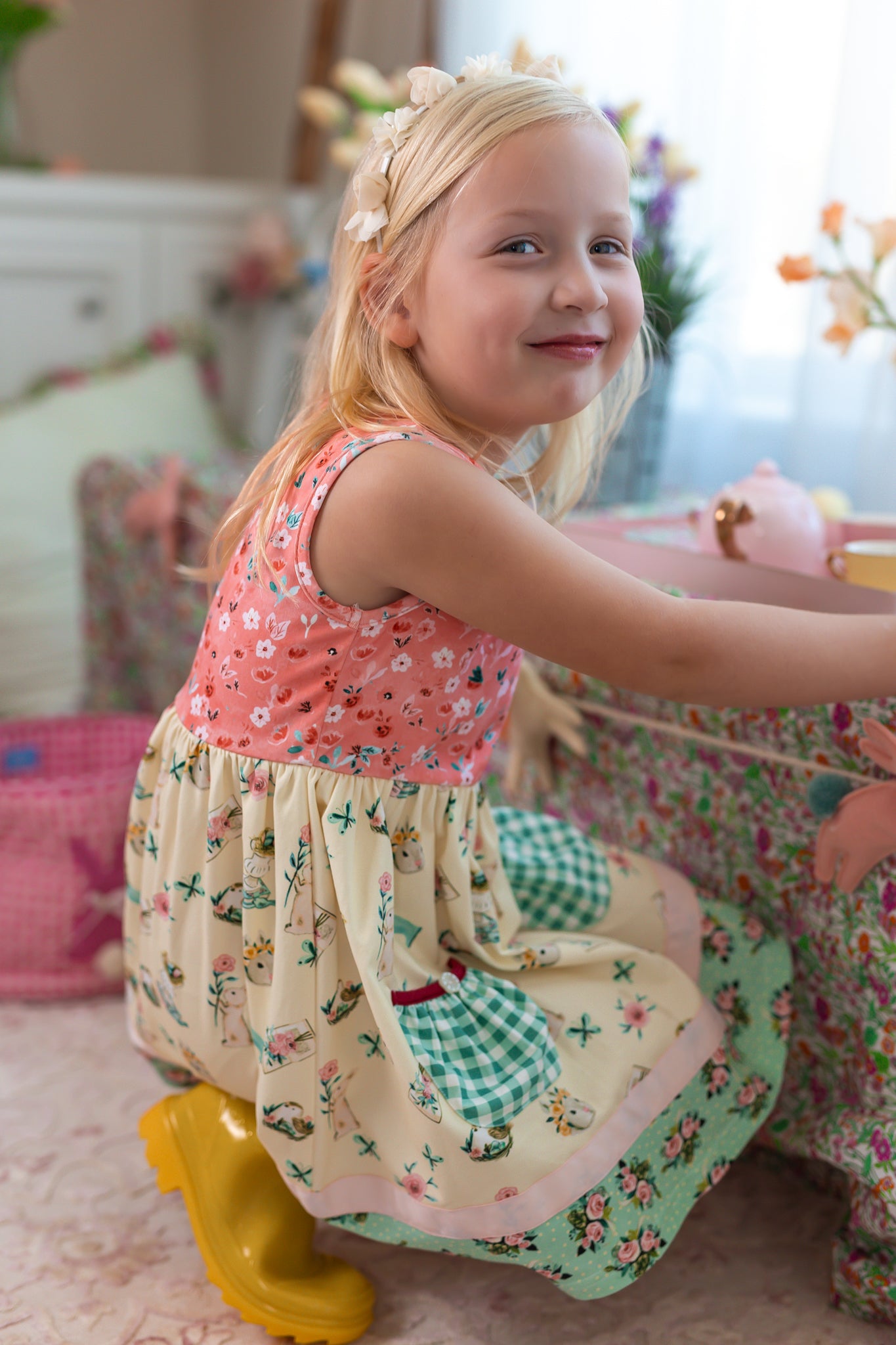Cottontail Springs Bow Dress