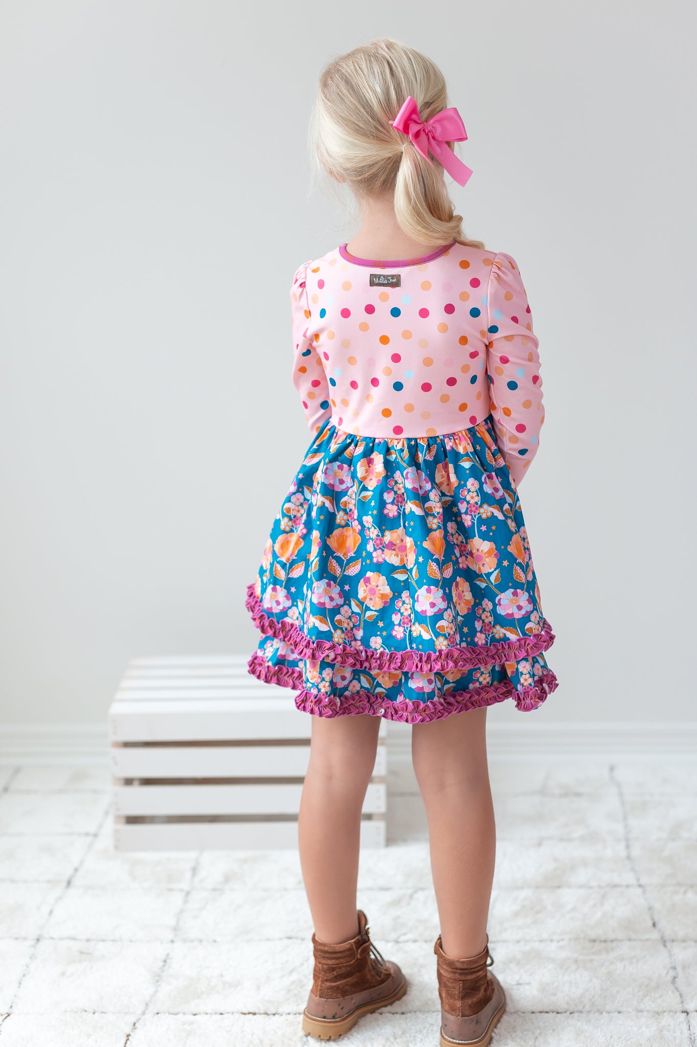 Plum Pie Dreams Ruffle Dress (Pre-Order)