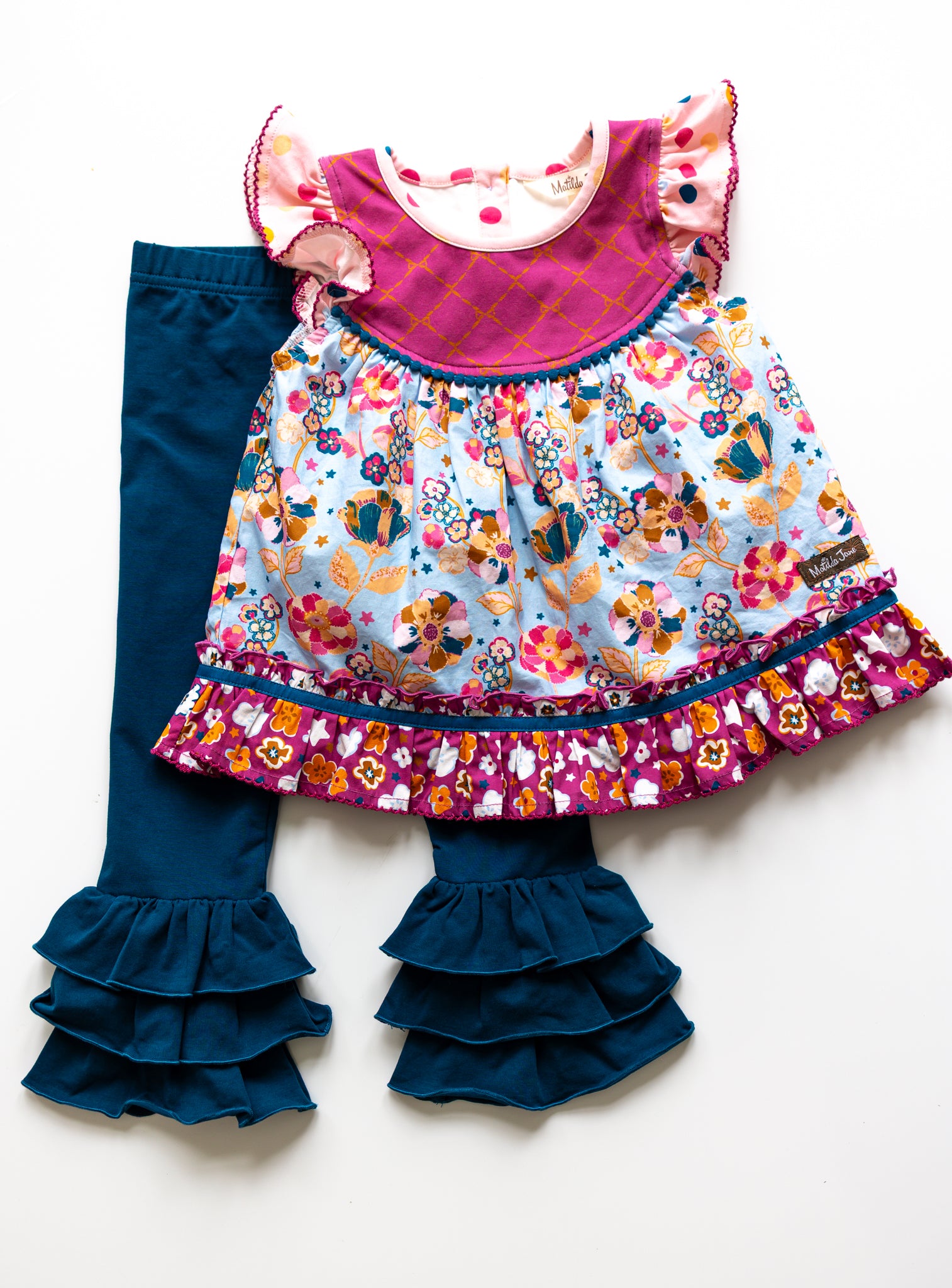 Blueberry Cloud Pop Benny Leggings (Pre-Order)