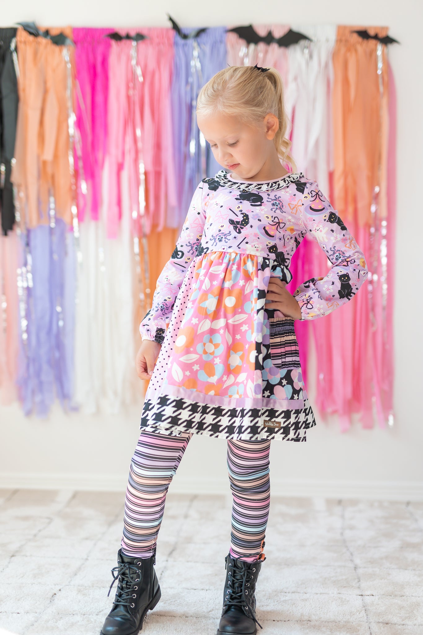 Witchy Candy Stripe Leggings (Pre-Order)