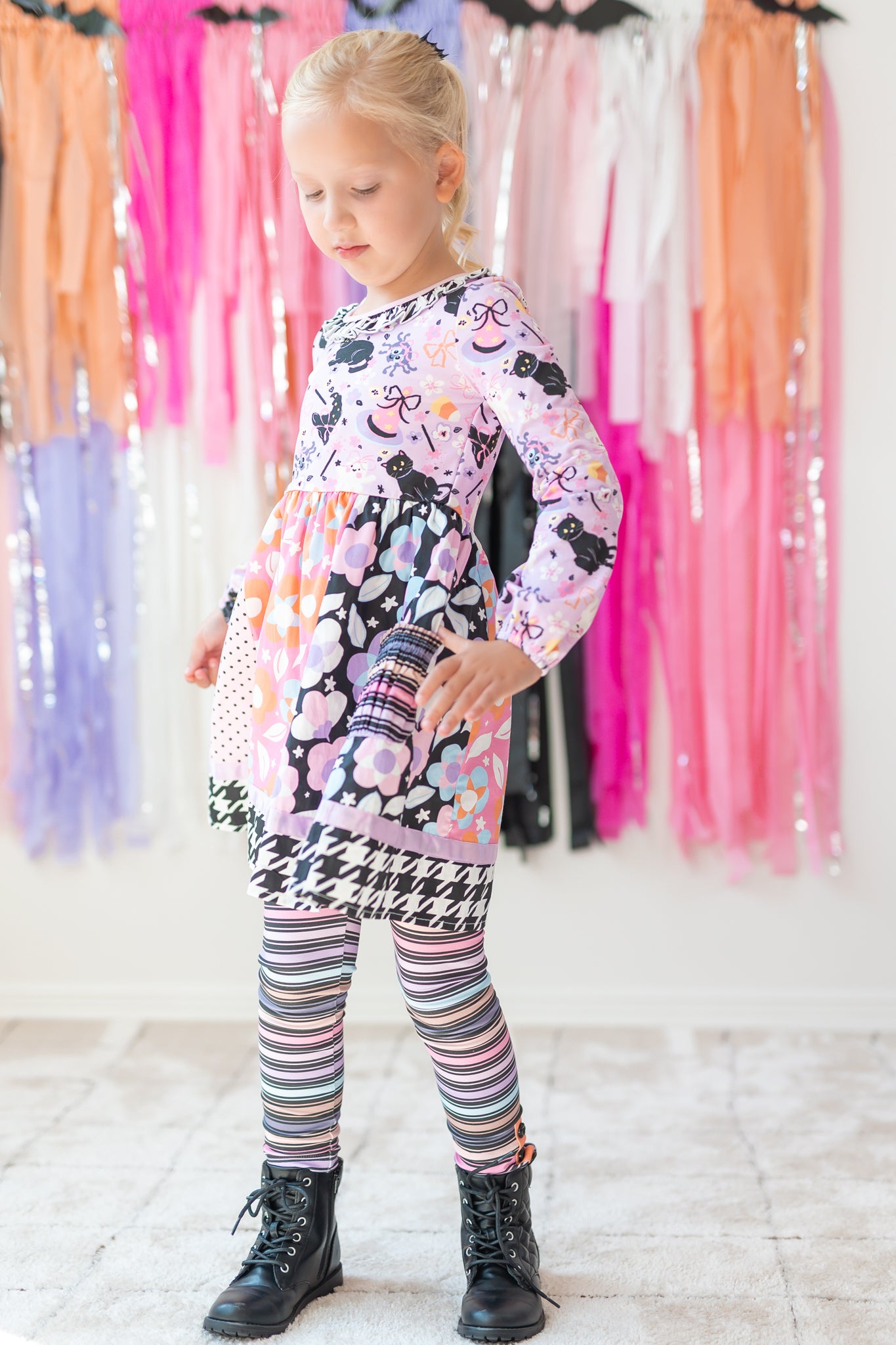 Witchy Candy Stripe Leggings (Pre-Order)