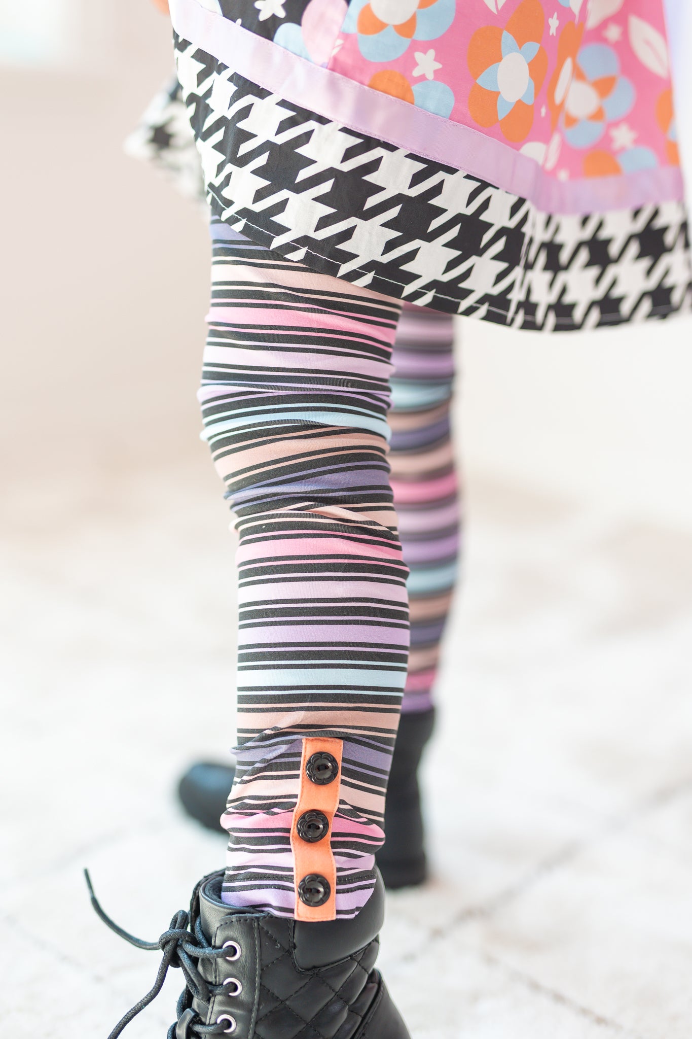 Witchy Candy Stripe Leggings (Pre-Order)
