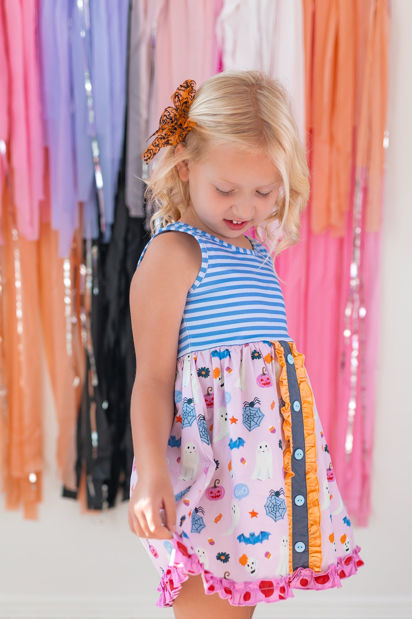 Enchanted Boo Bash Button Dress (Pre-Order)