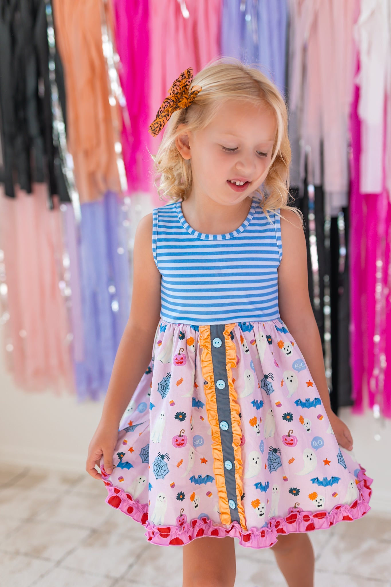 Enchanted Boo Bash Button Dress (Pre-Order)
