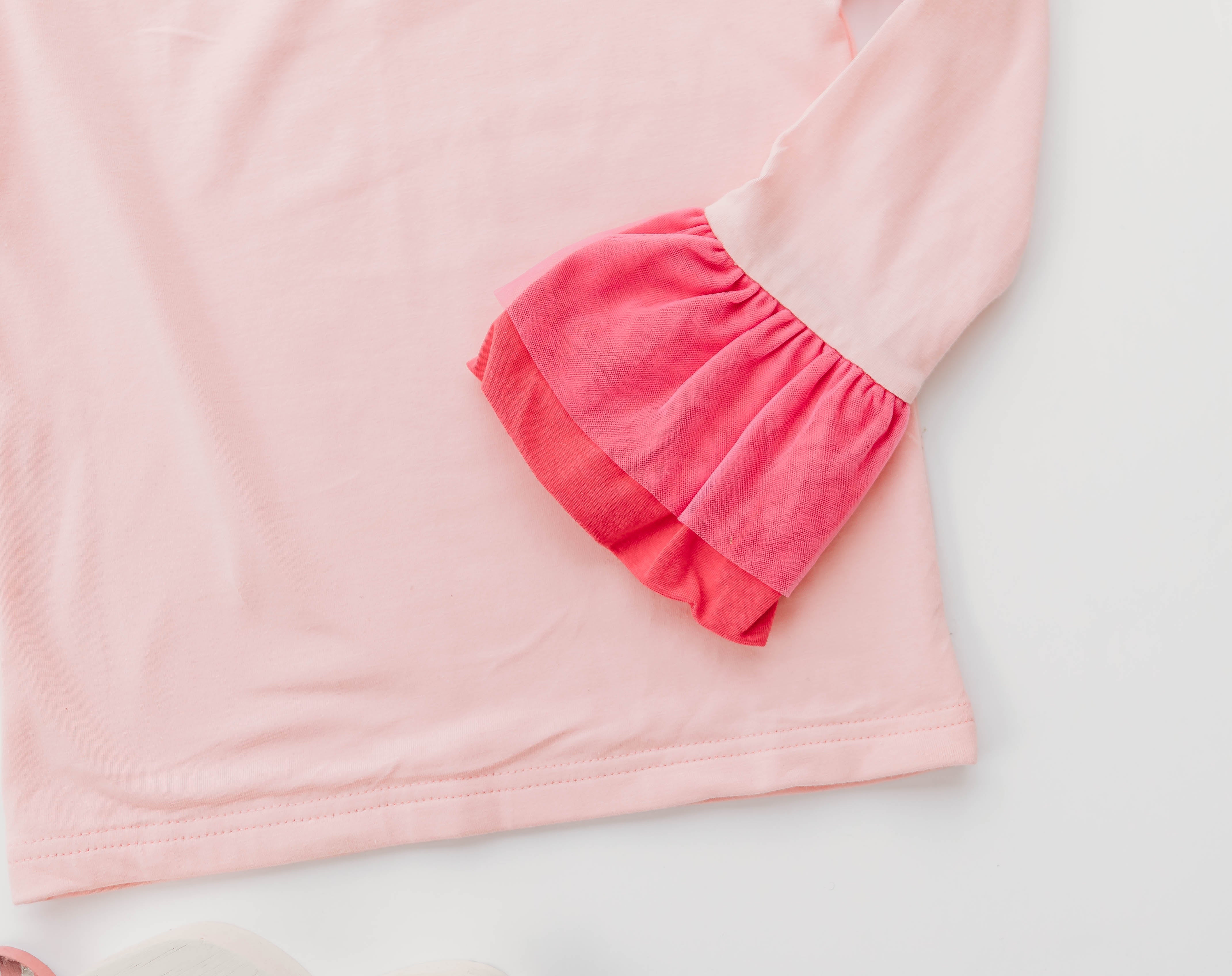 Pink Me, I'm Yours Ruffle Tee