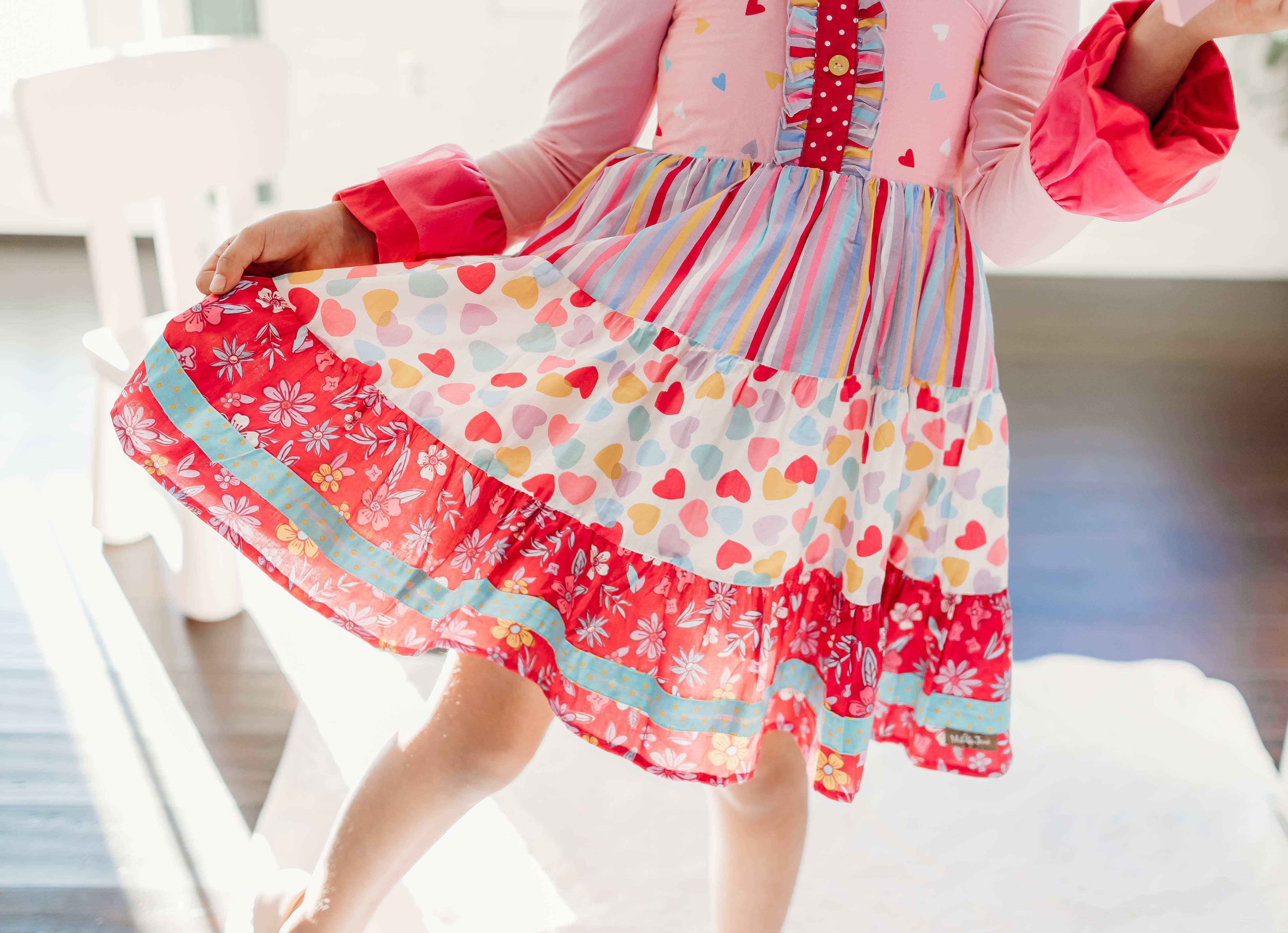 Pink Me, I'm Yours Ruffle Tee