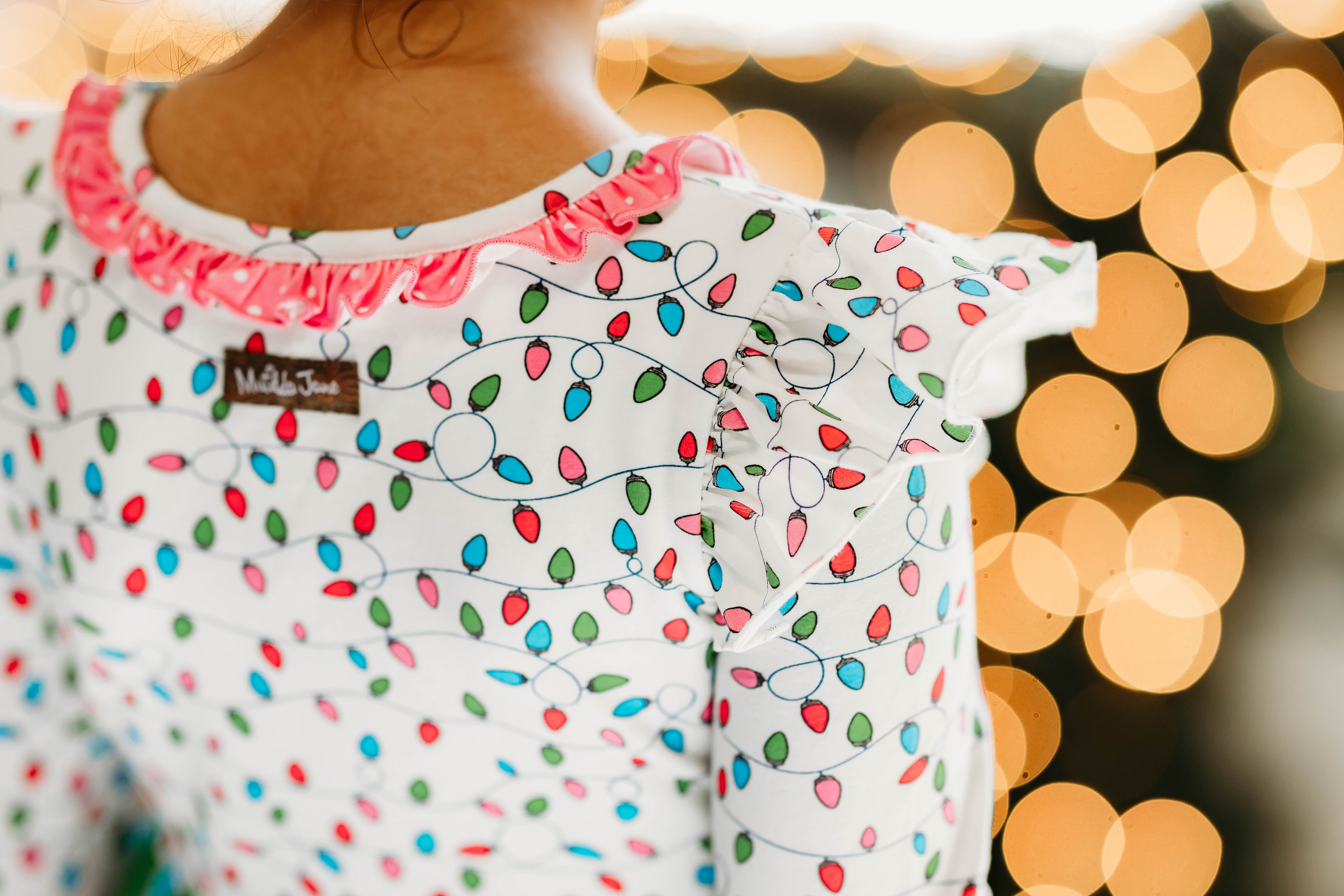 Twinkle & Tinsel Ruffle Dress