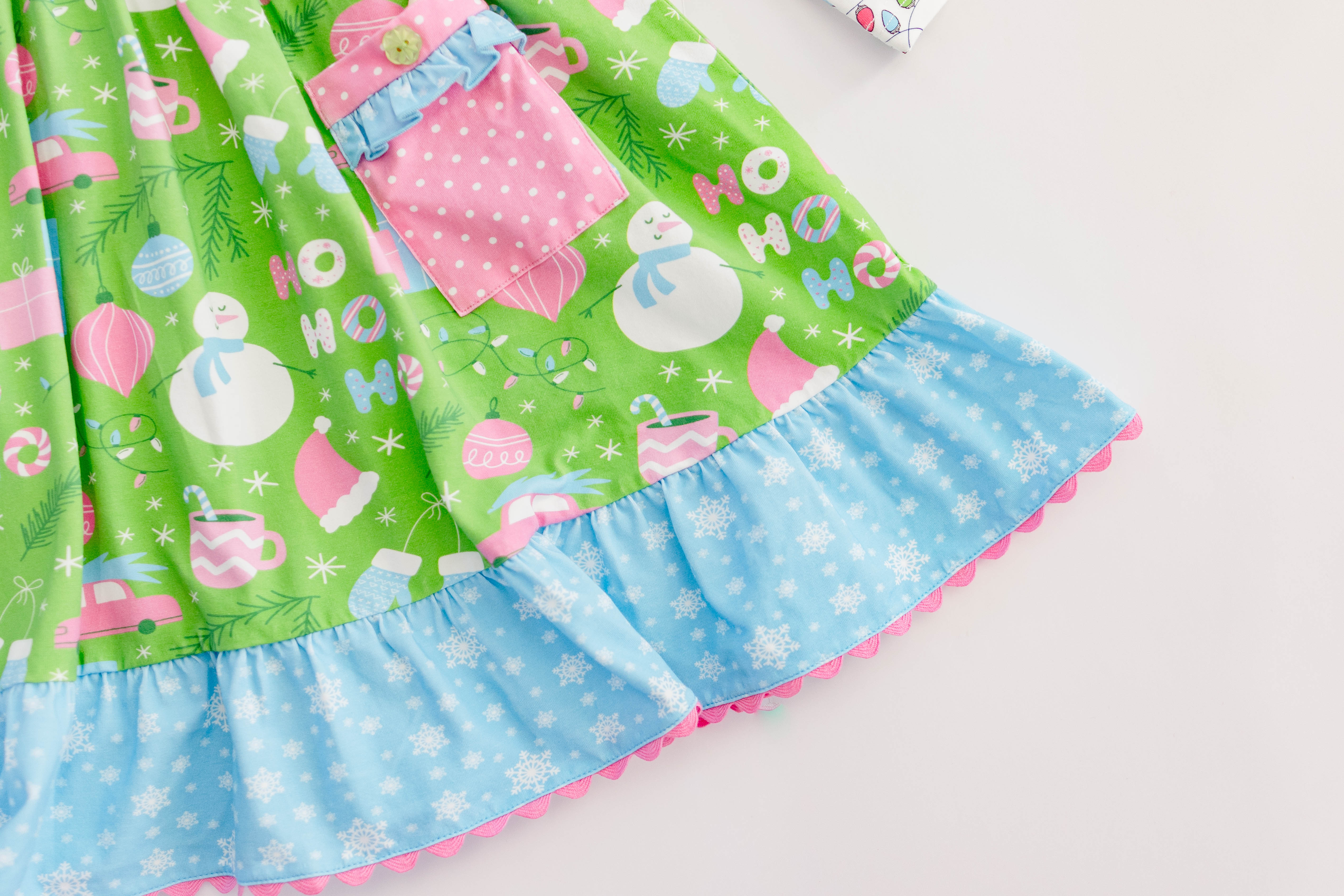 Twinkle & Tinsel Ruffle Dress