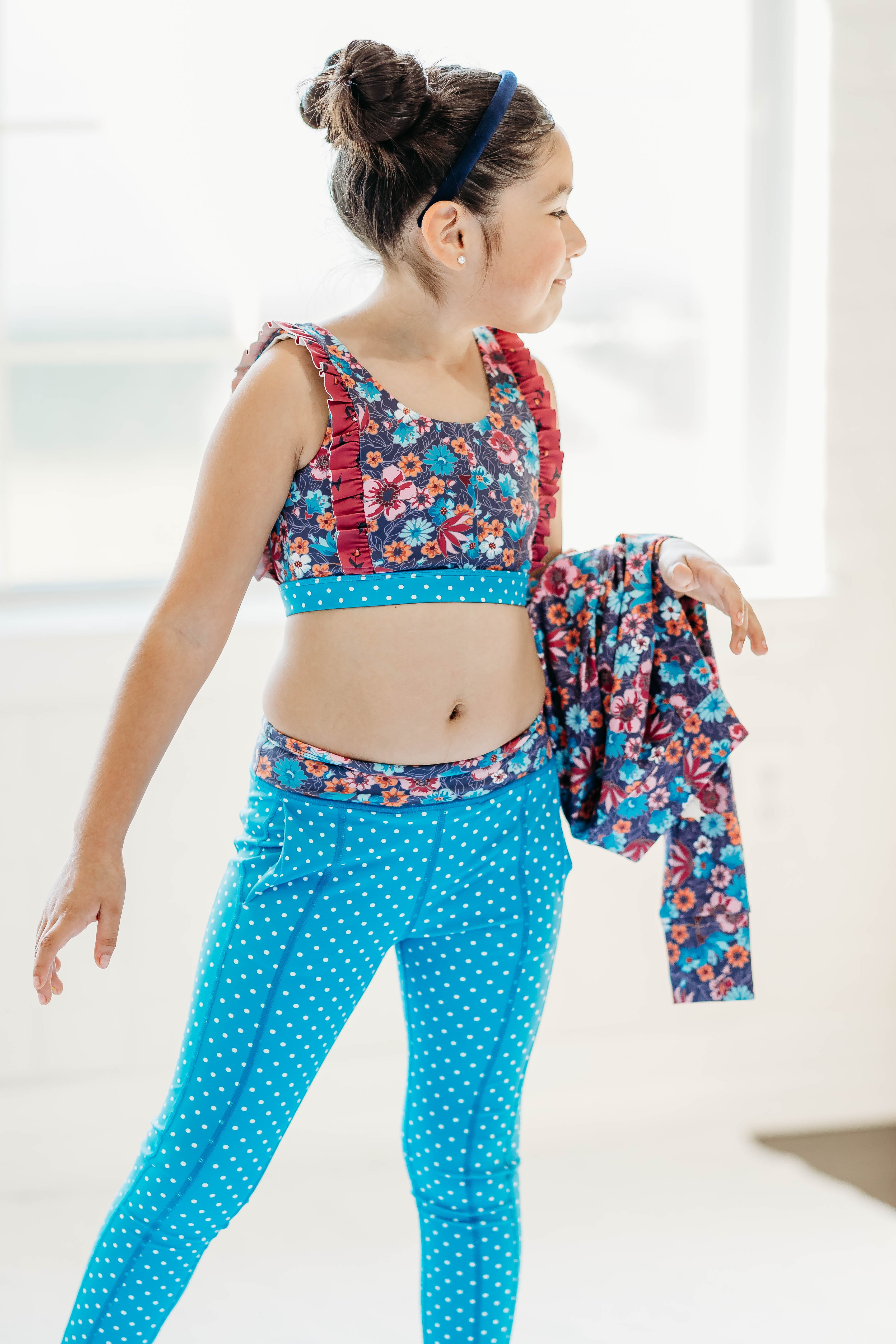 Enchanted Berry Bliss Active Crop Top