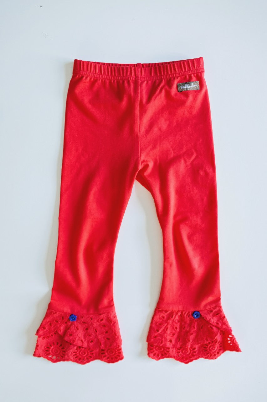 Cozy Hollow Ruffle Leggings (Pre-Order)