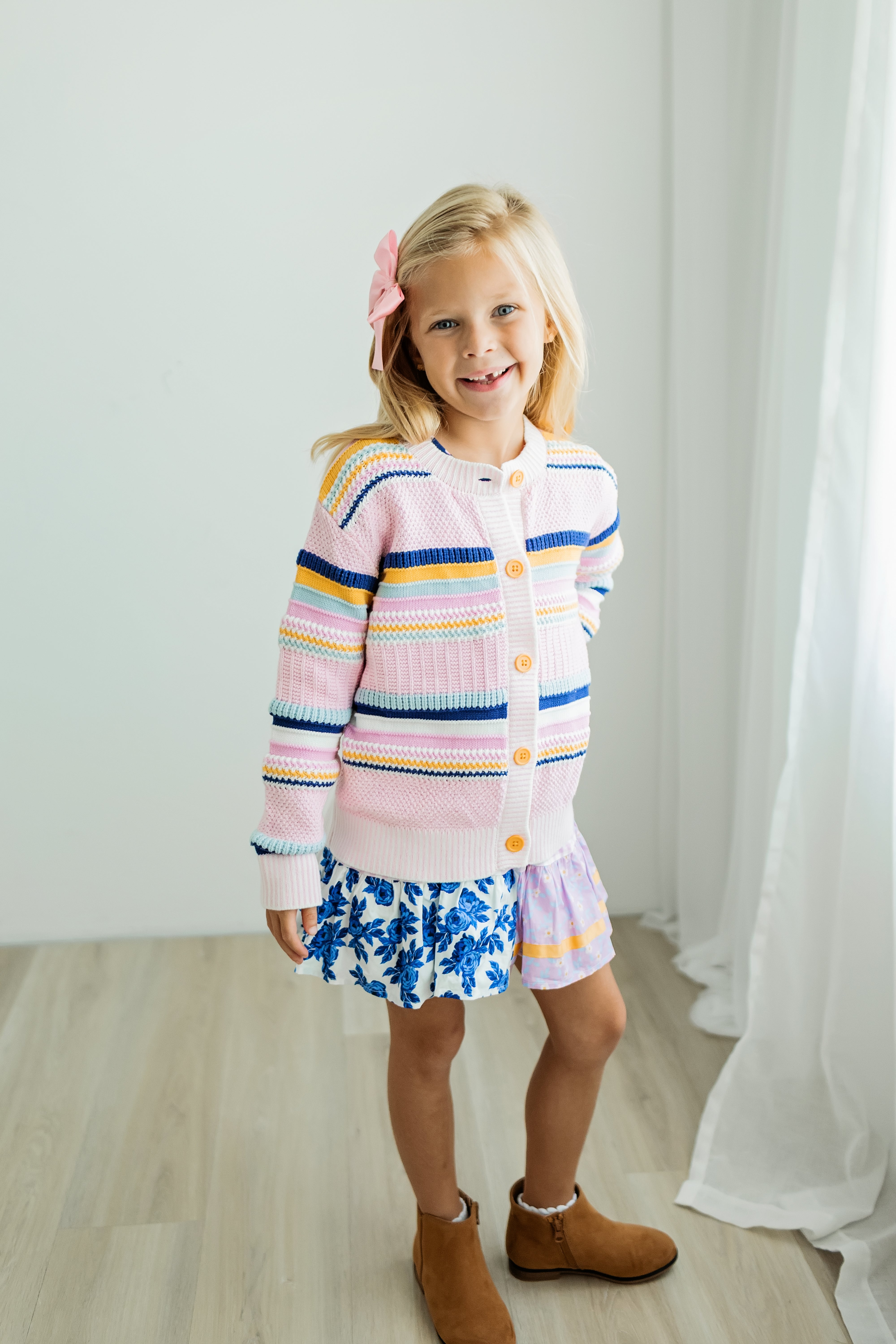 Rainbow Ribbons Cardigan (Pre-Order)