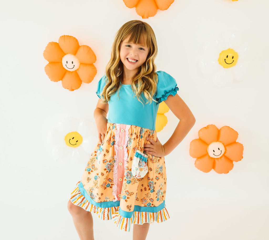 Petals & Pockets Ruffle Dress (Pre-Order)