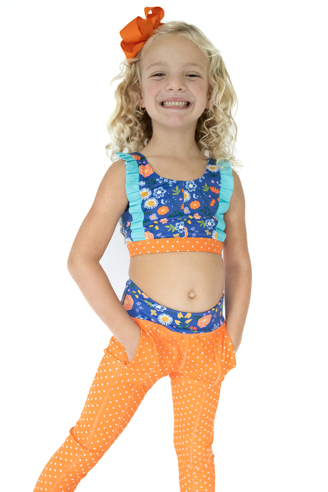 Sunlit Sapphire Active Leggings