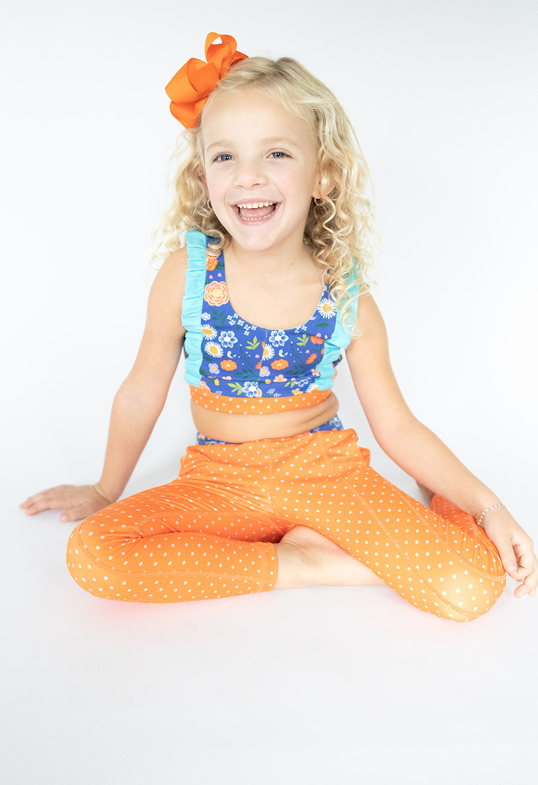 Sunlit Sapphire Active Leggings