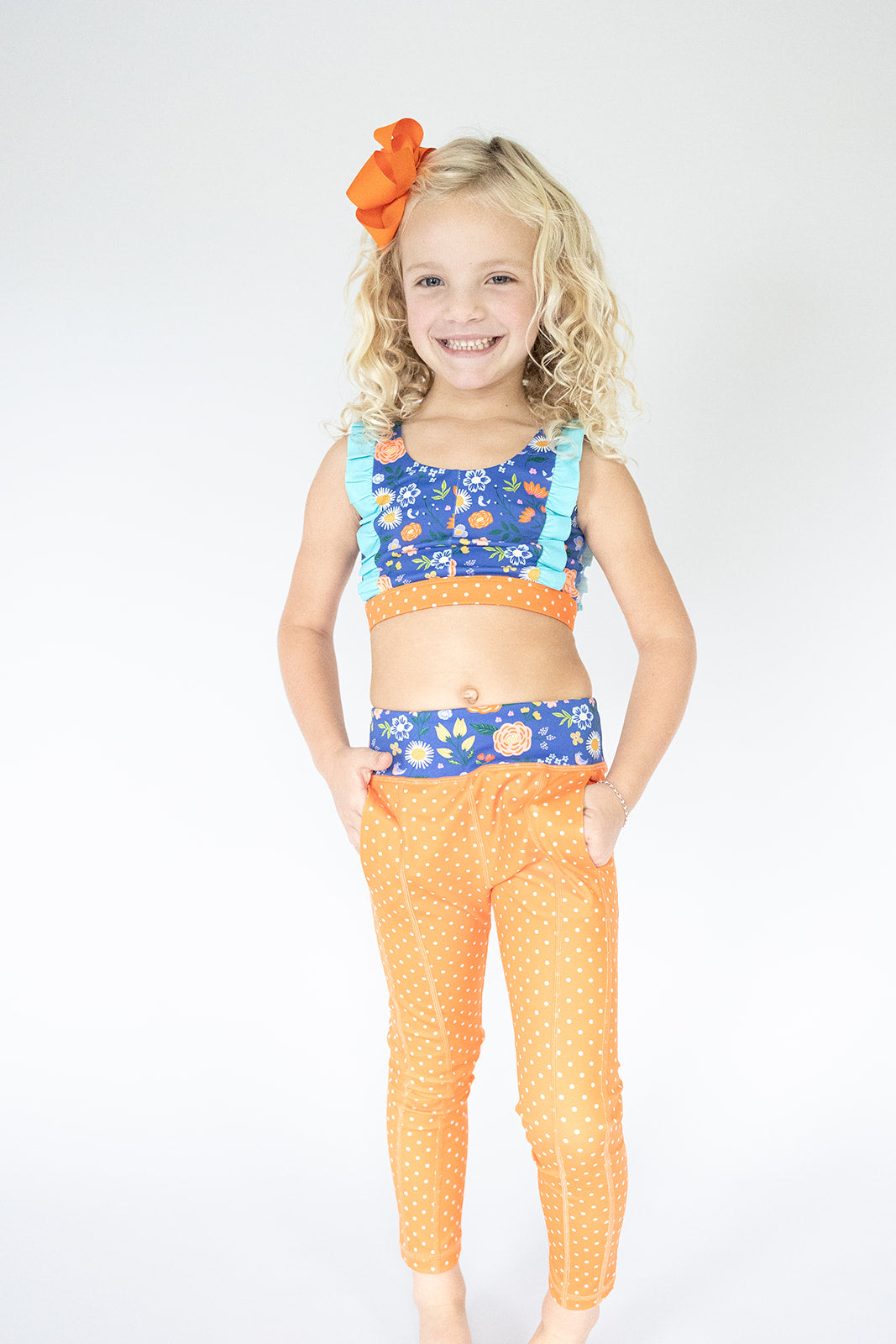 Sunlit Sapphire Active Leggings