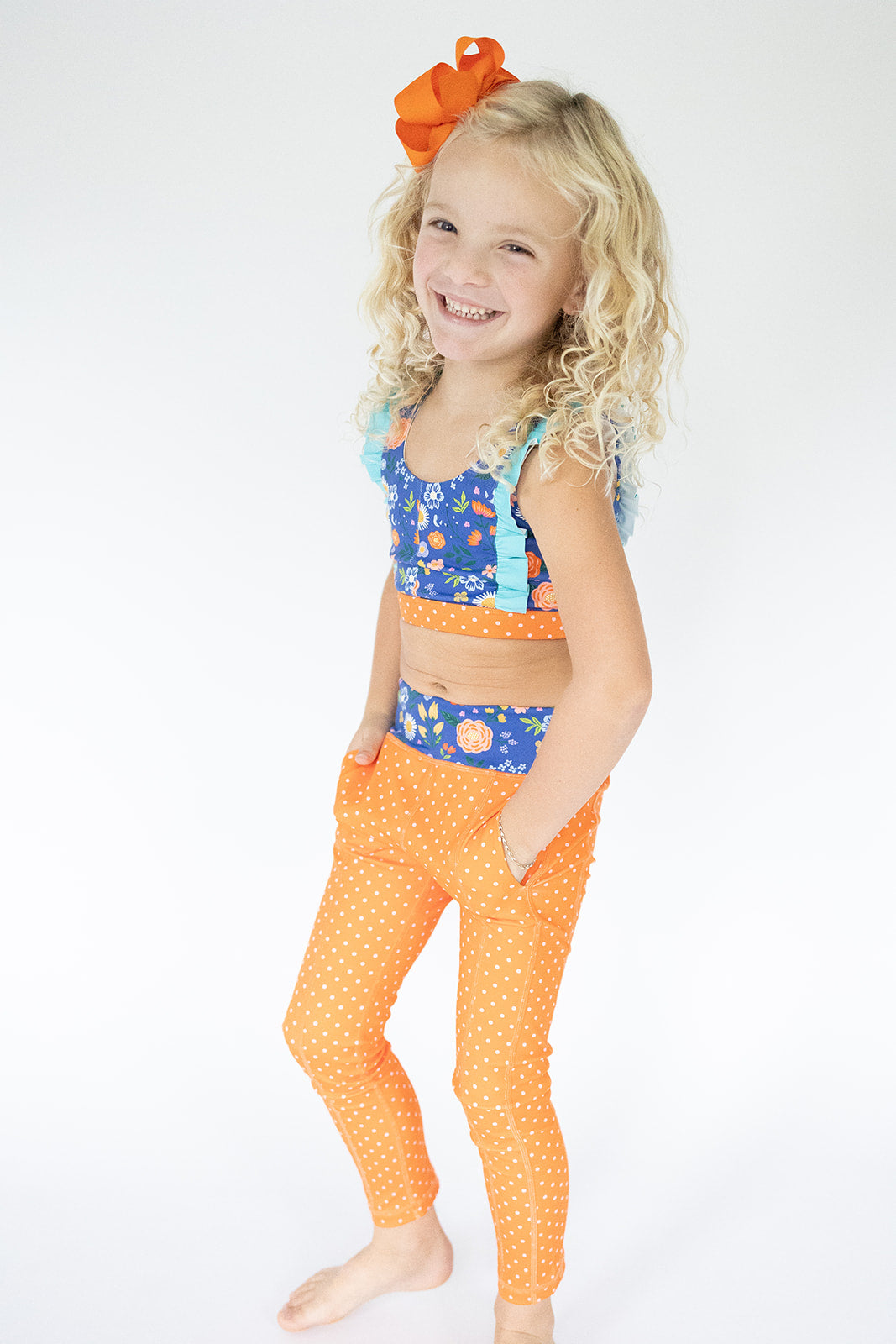 Sunlit Sapphire Active Leggings