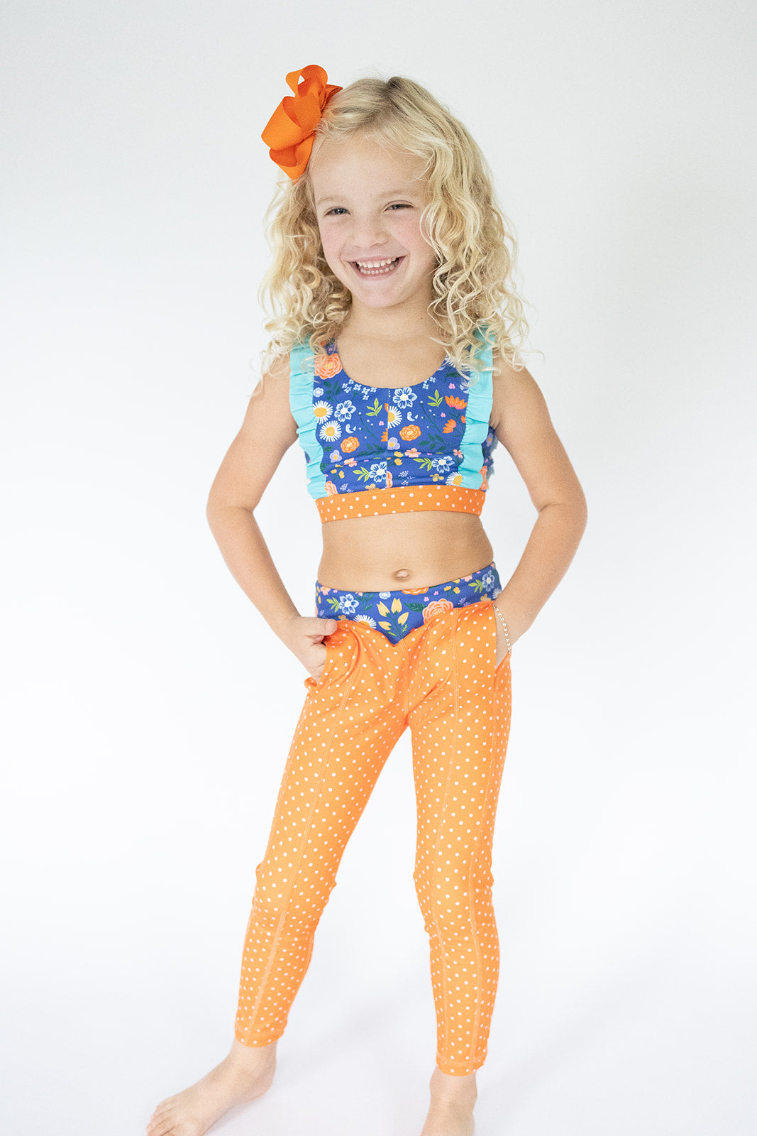 Sunlit Sapphire Active Leggings