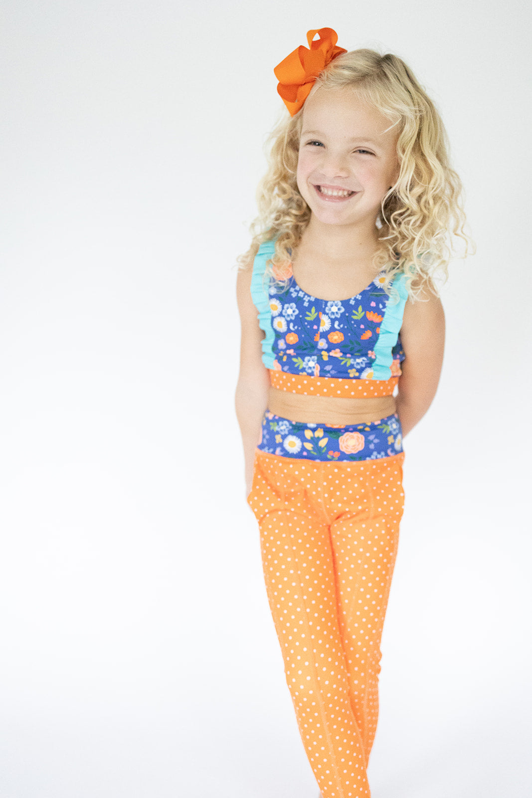 Sunlit Sapphire Active Crop Top