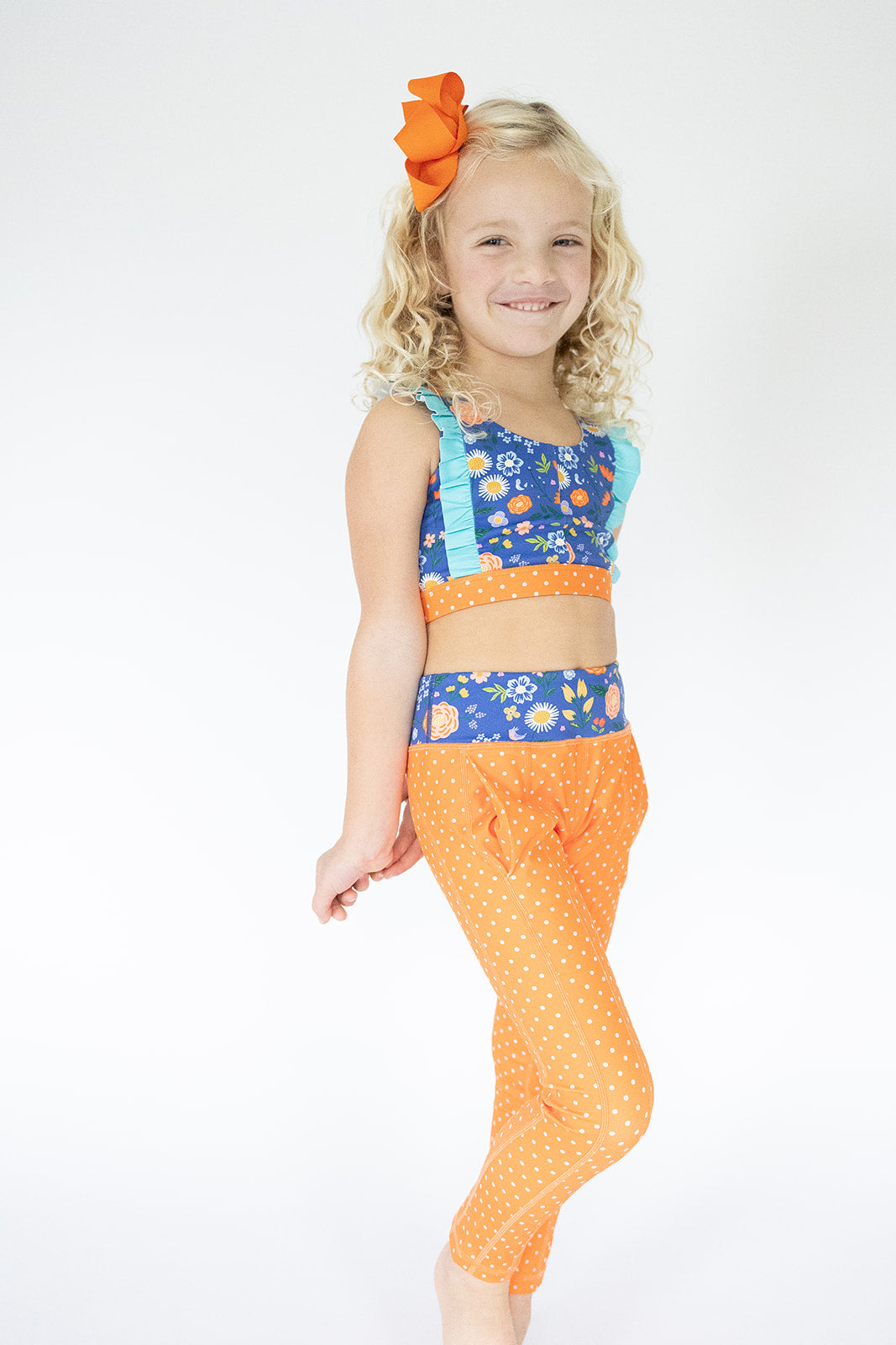 Sunlit Sapphire Active Crop Top