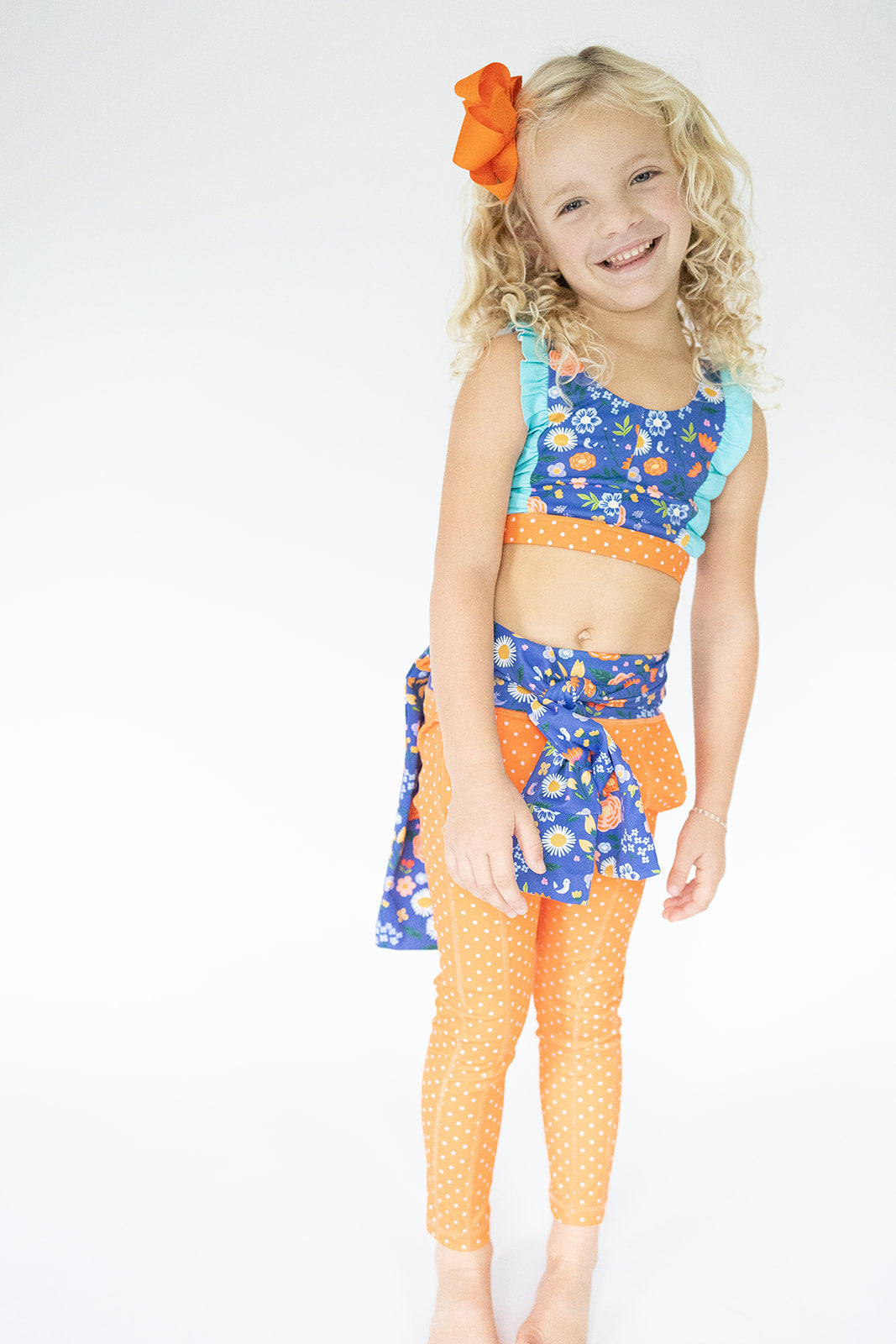 Sunlit Sapphire Active Crop Top