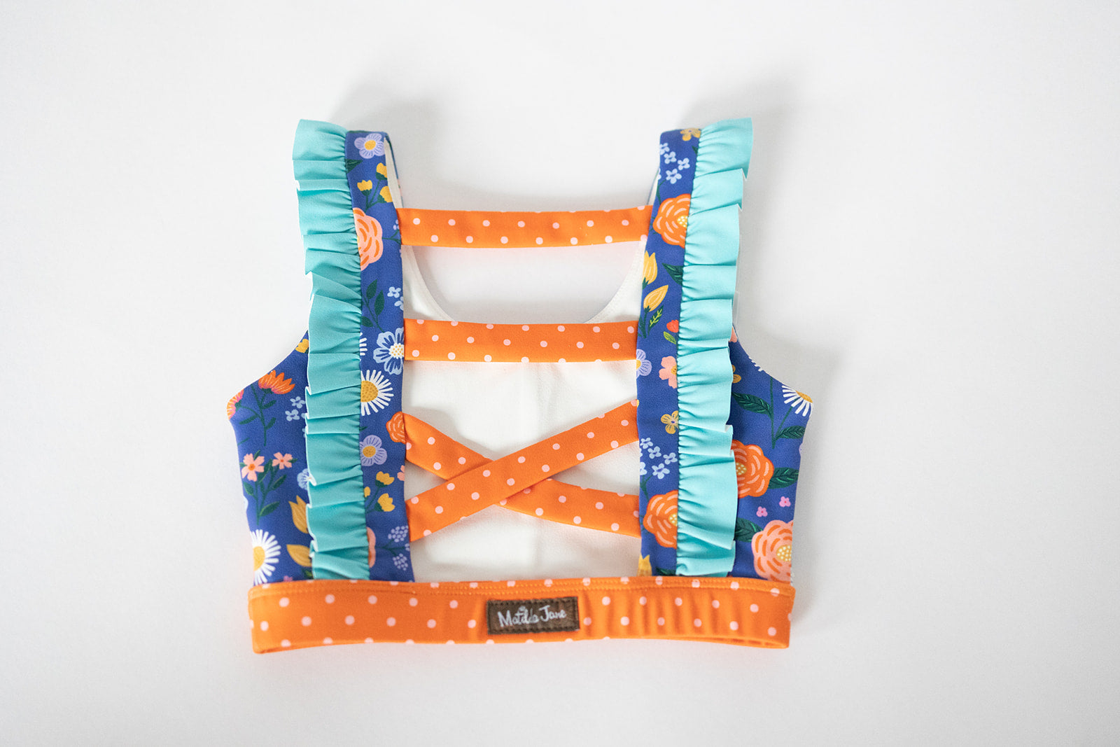 Sunlit Sapphire Active Crop Top