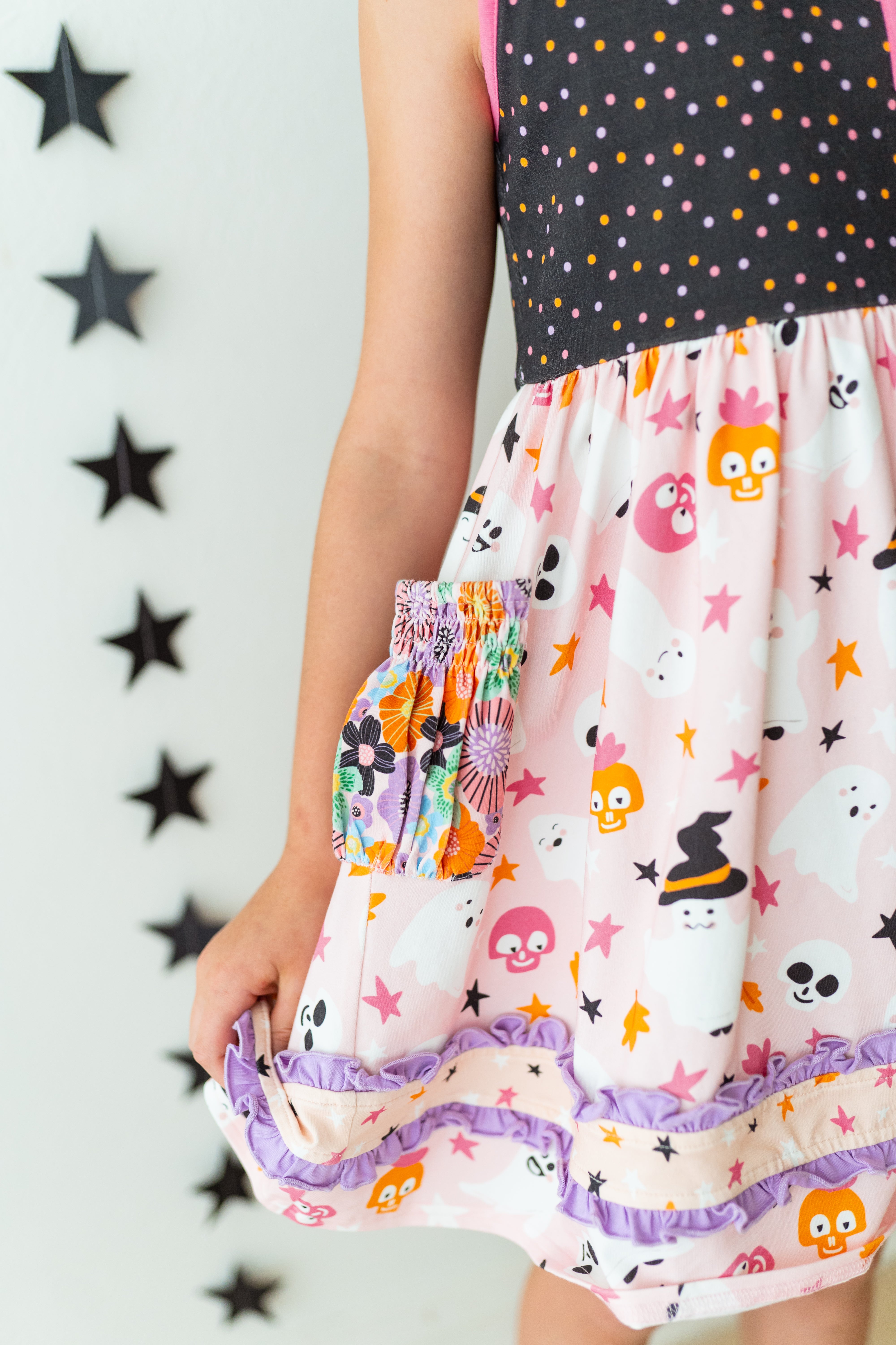 Boogie Woogie Monsters Button Dress