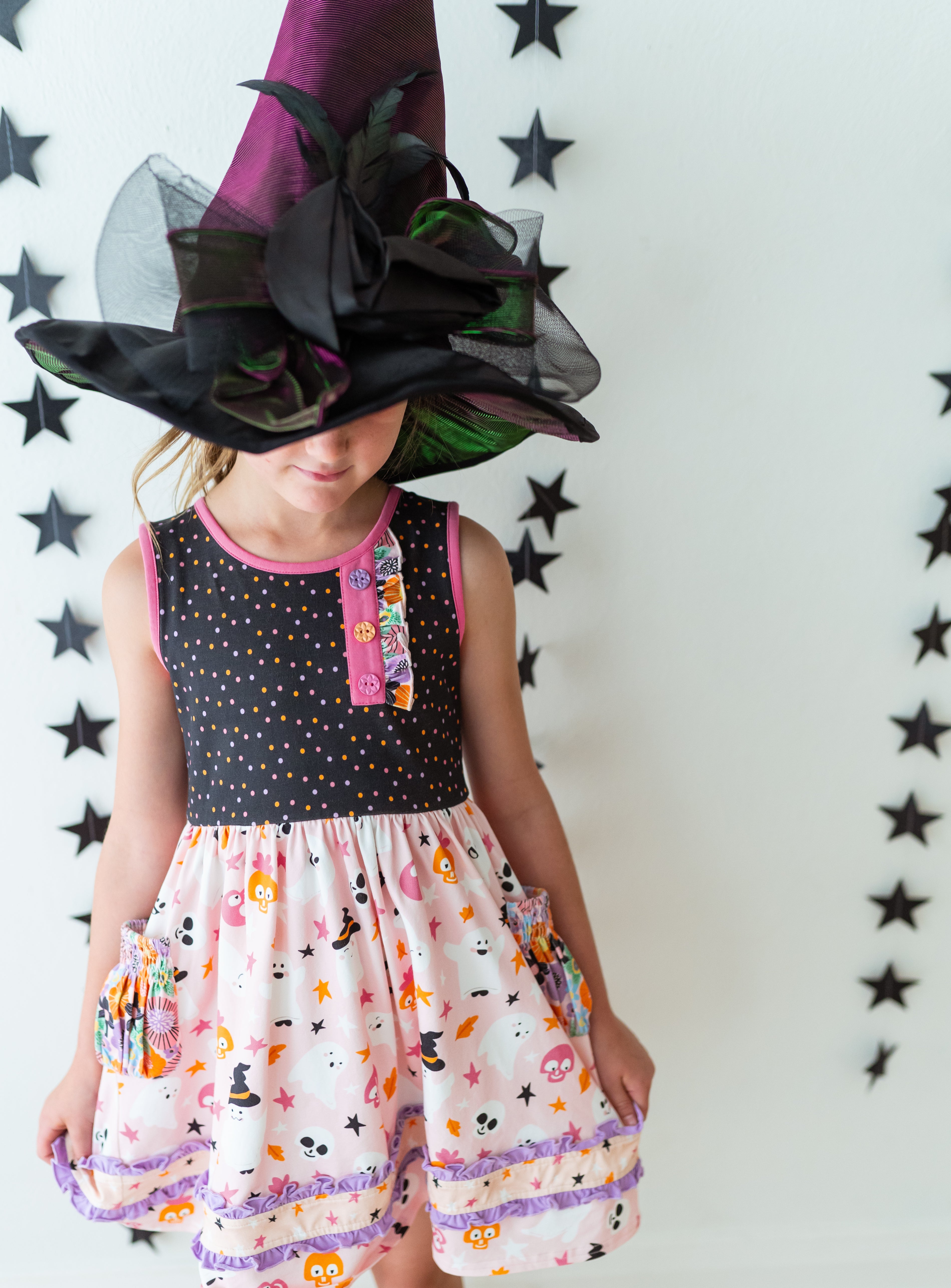 Boogie Woogie Monsters Button Dress