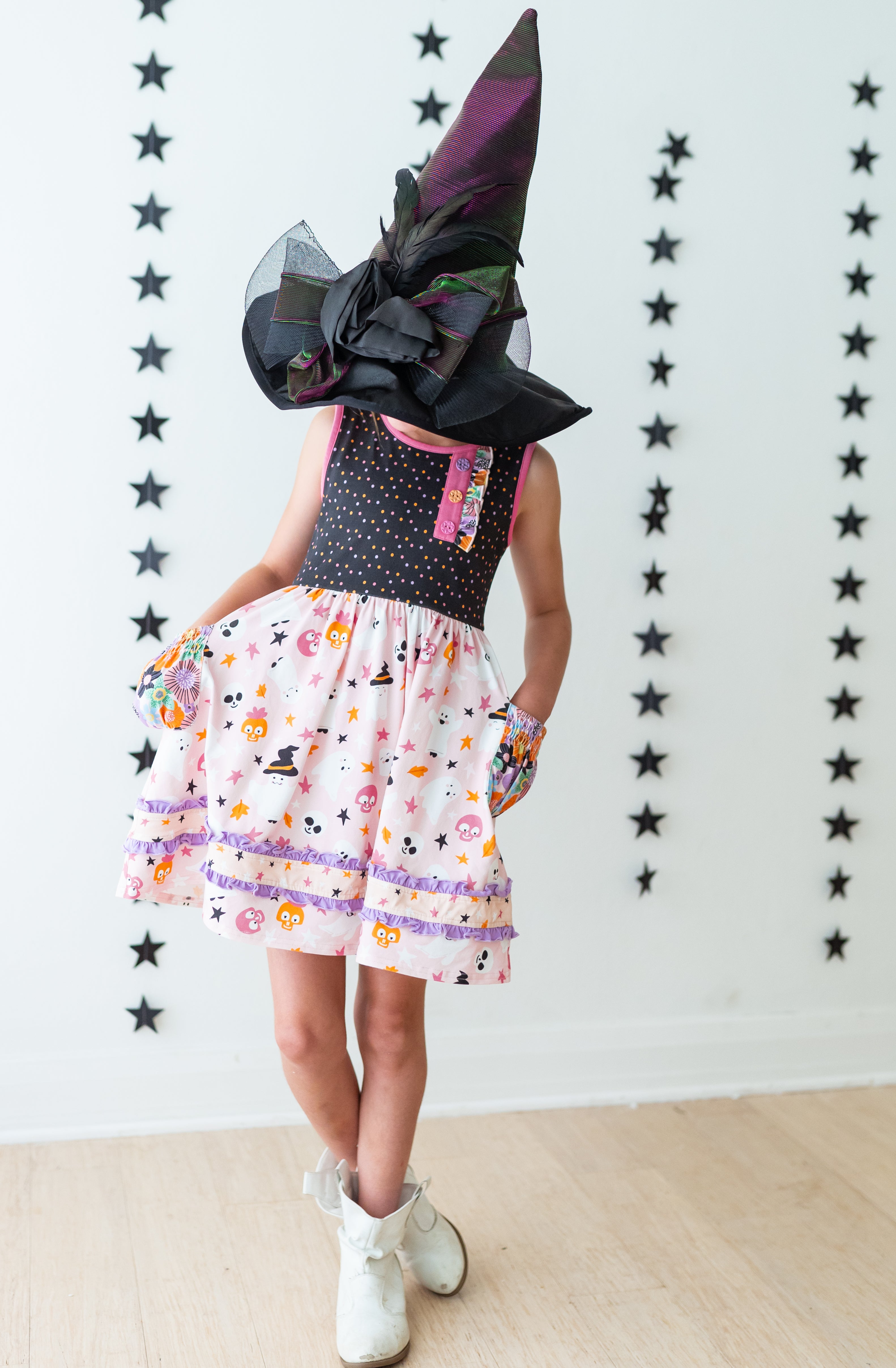 Boogie Woogie Monsters Button Dress