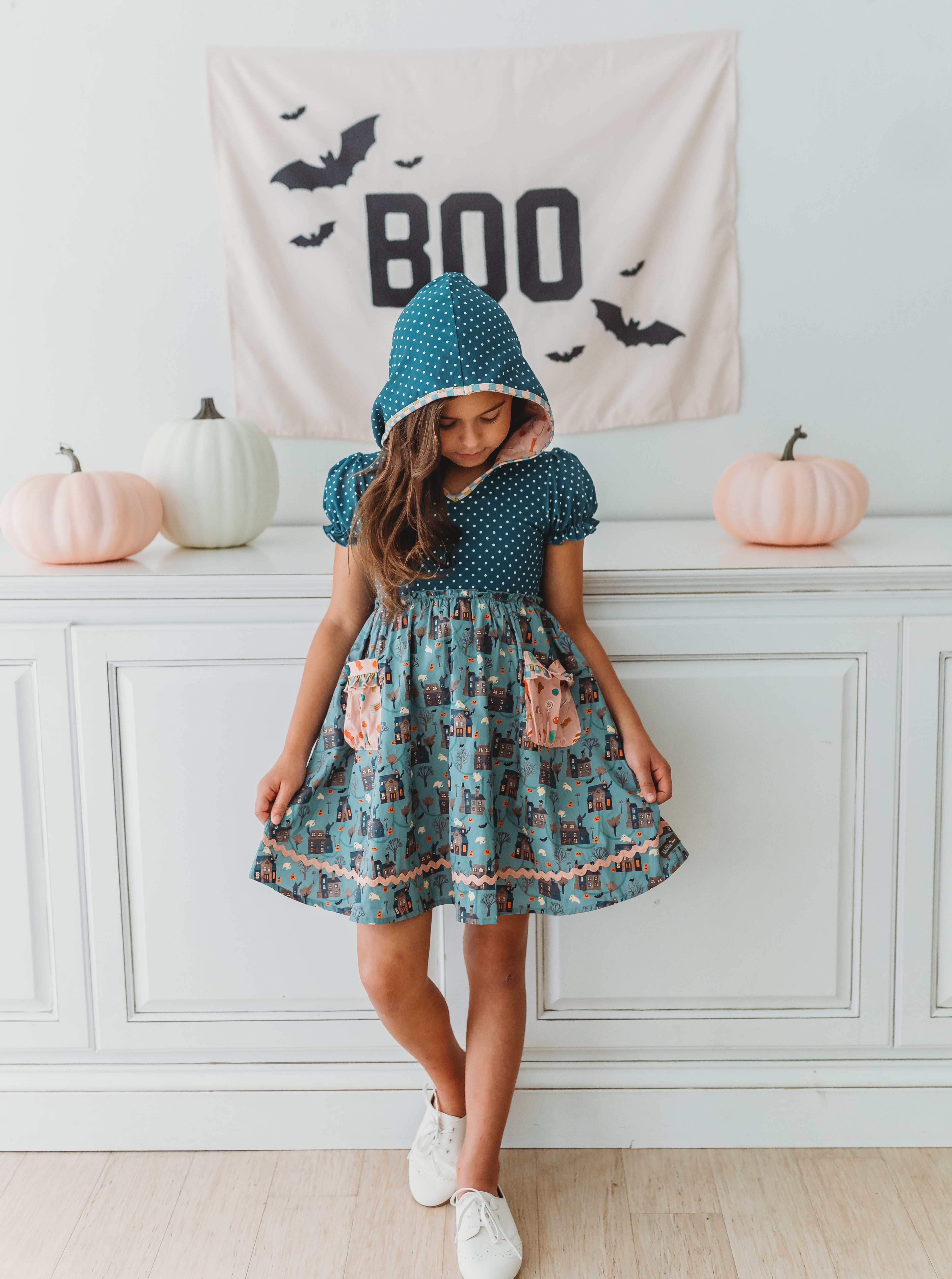 Little Haunts Lane Hooded Dress (Pre-Order)