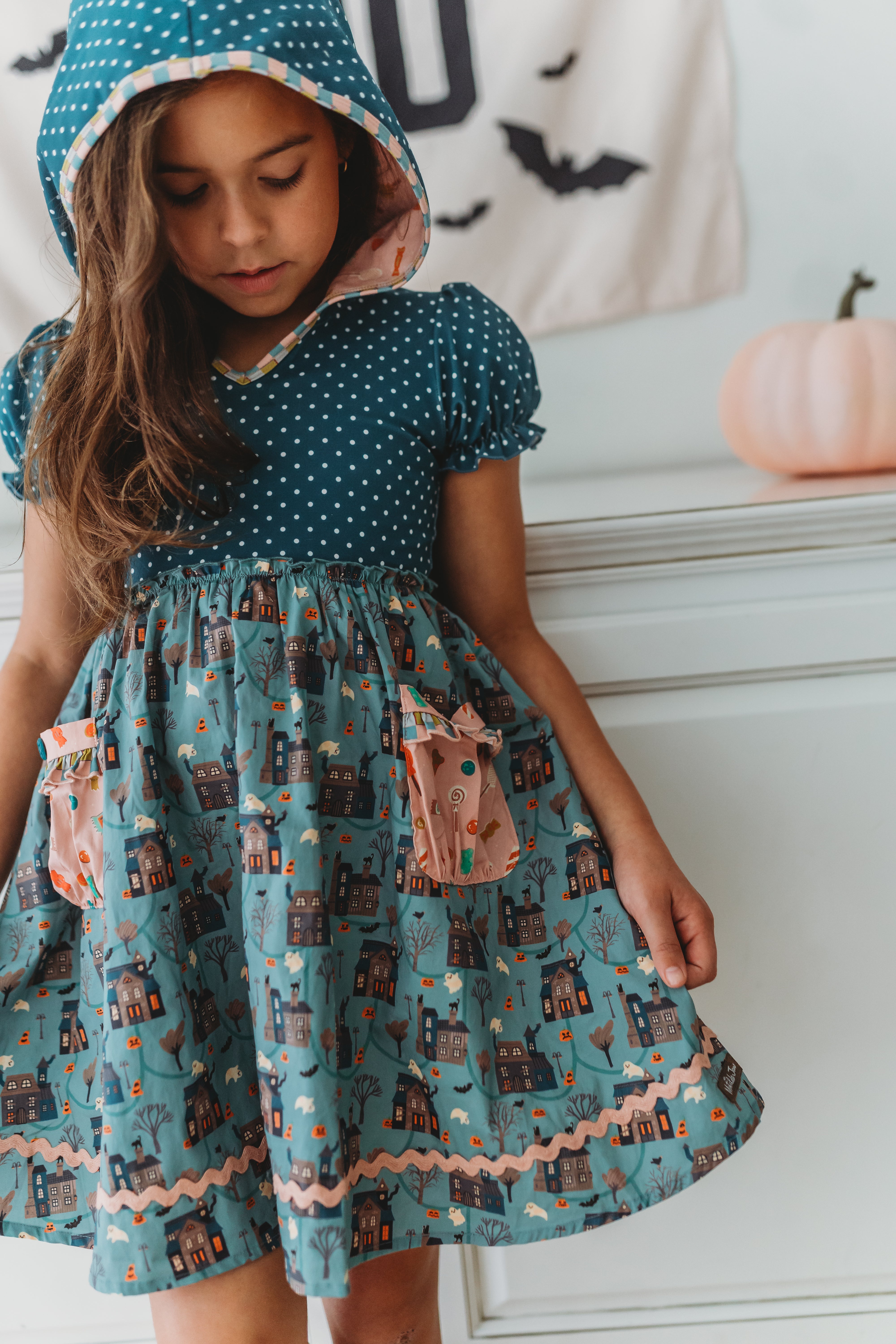 Little Haunts Lane Hooded Dress (Pre-Order)